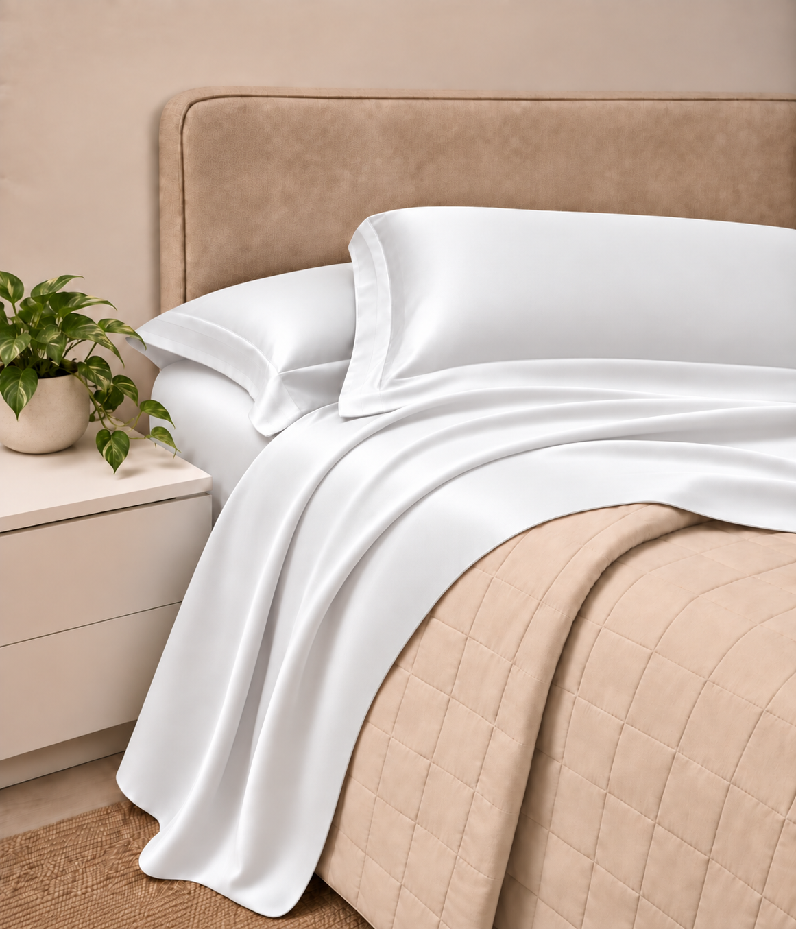 PROMO COMBO: Completo Lenzuola Raso Unito HOTELLERIE