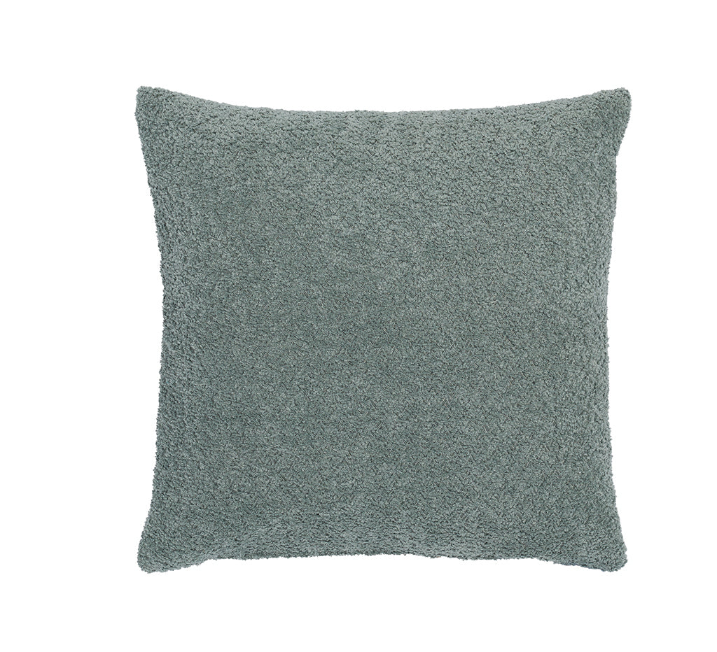 Fodera Cuscino Arredo BOUCLÈ Made in Italy Soggiorno Moreali Tessile Casa 35 x 50 Verde Salvia 08