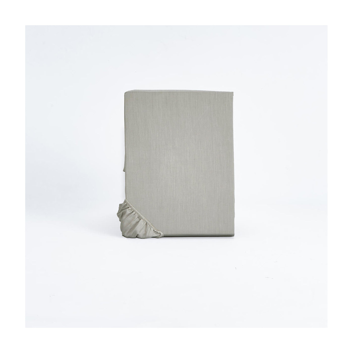 Sotto con Angoli Raso di Cotone Made in Italy Letto Moreali Tessile Casa Matrimoniale 160/180 x 200 Grigio Perla