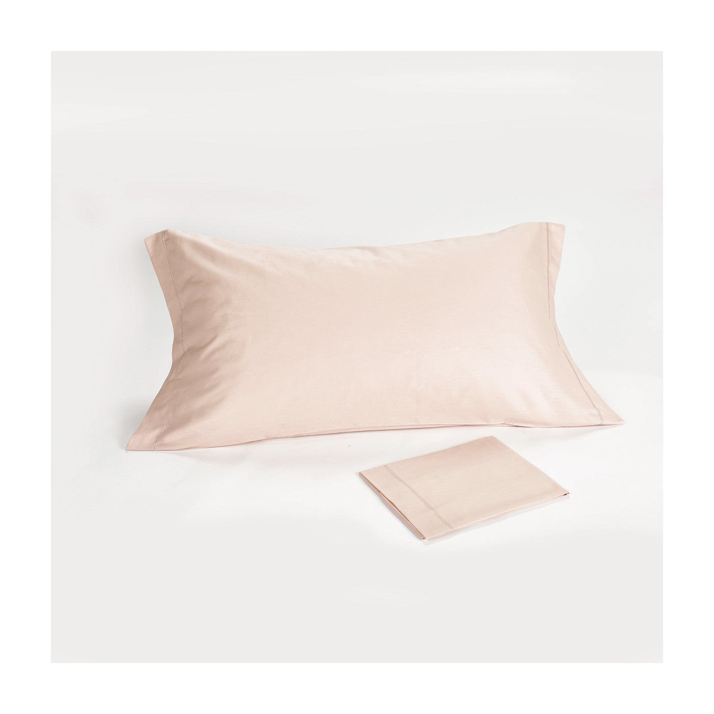 POPUP - Federa 4 Volants Percalle Cotone Made in Italy Materasso Moreali Tessile Casa 50 x 80 cm Rosa