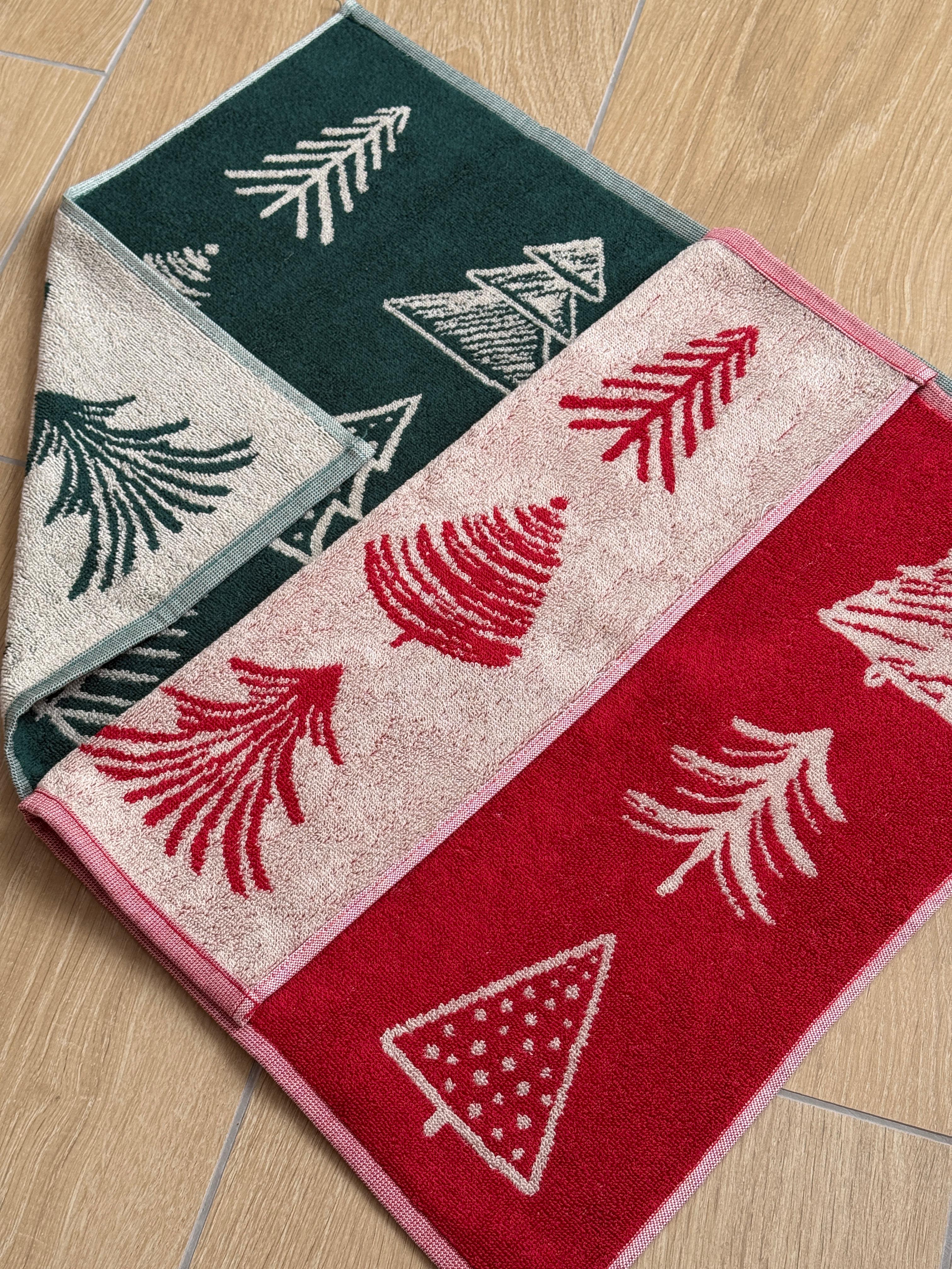 Set Canovacci Spugna Jacquard NOEL Cucina Moreali Tessile Casa