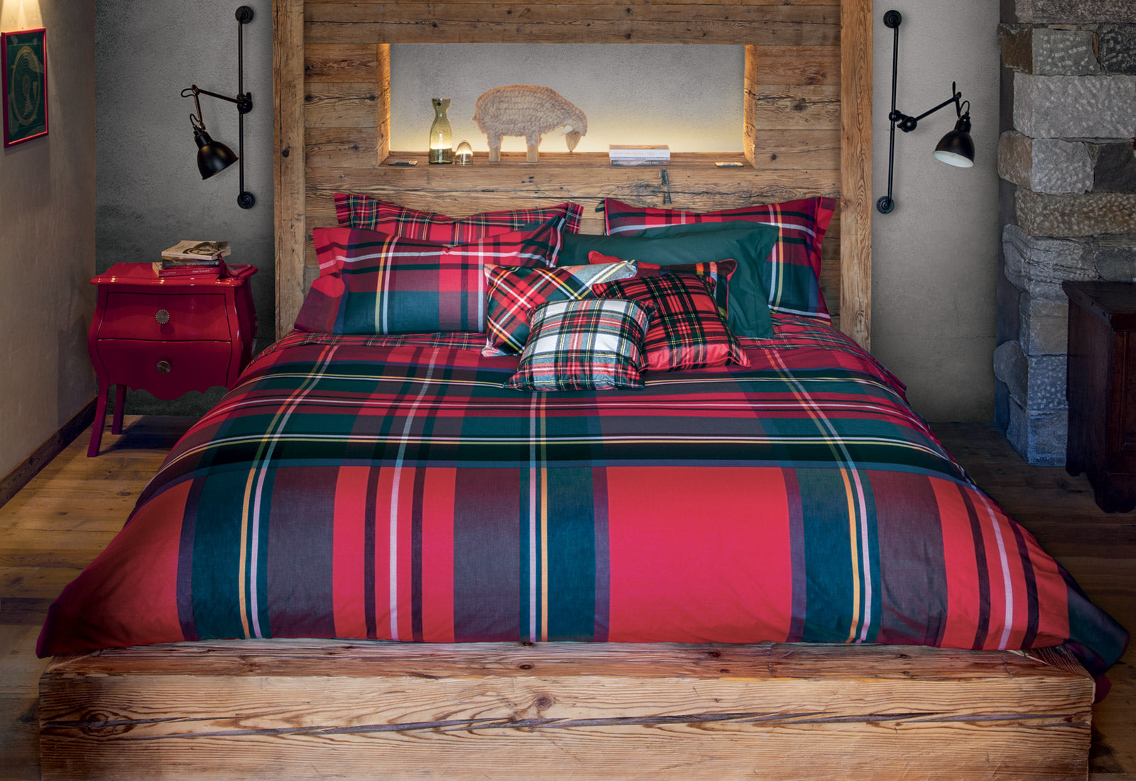 Parure Lenzuola BOSSI Sinclair Letto Bossi Matrimoniale Tinto Filo