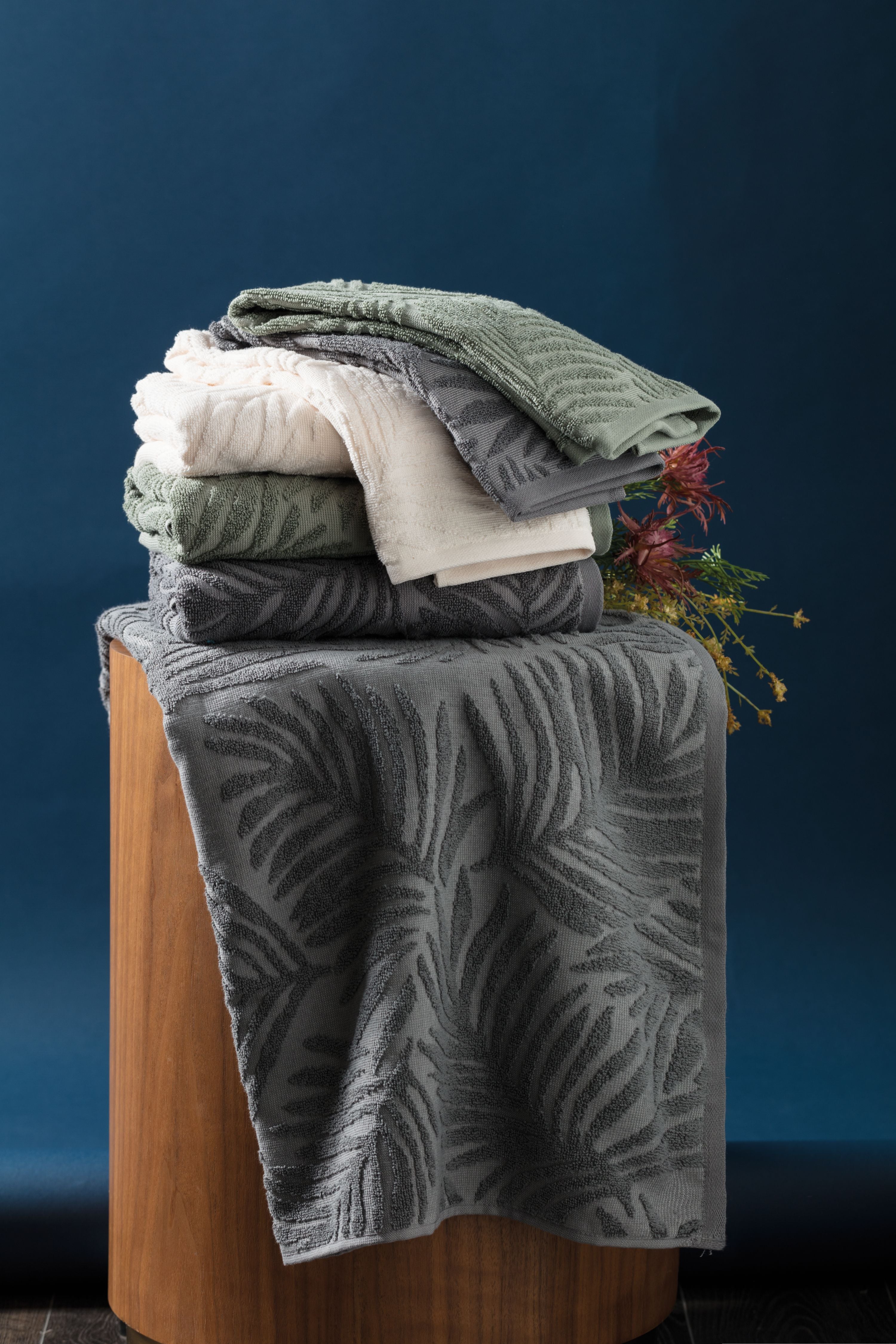 Set Asciugamani Jacquard Sapphiere Bagno Riviera