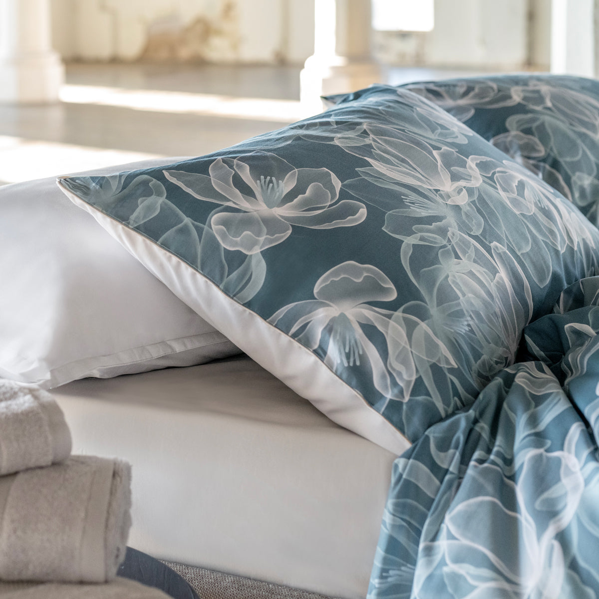 Completo Lenzuola Copriletto Percalle Supersoft SERENA Letto Galizzi