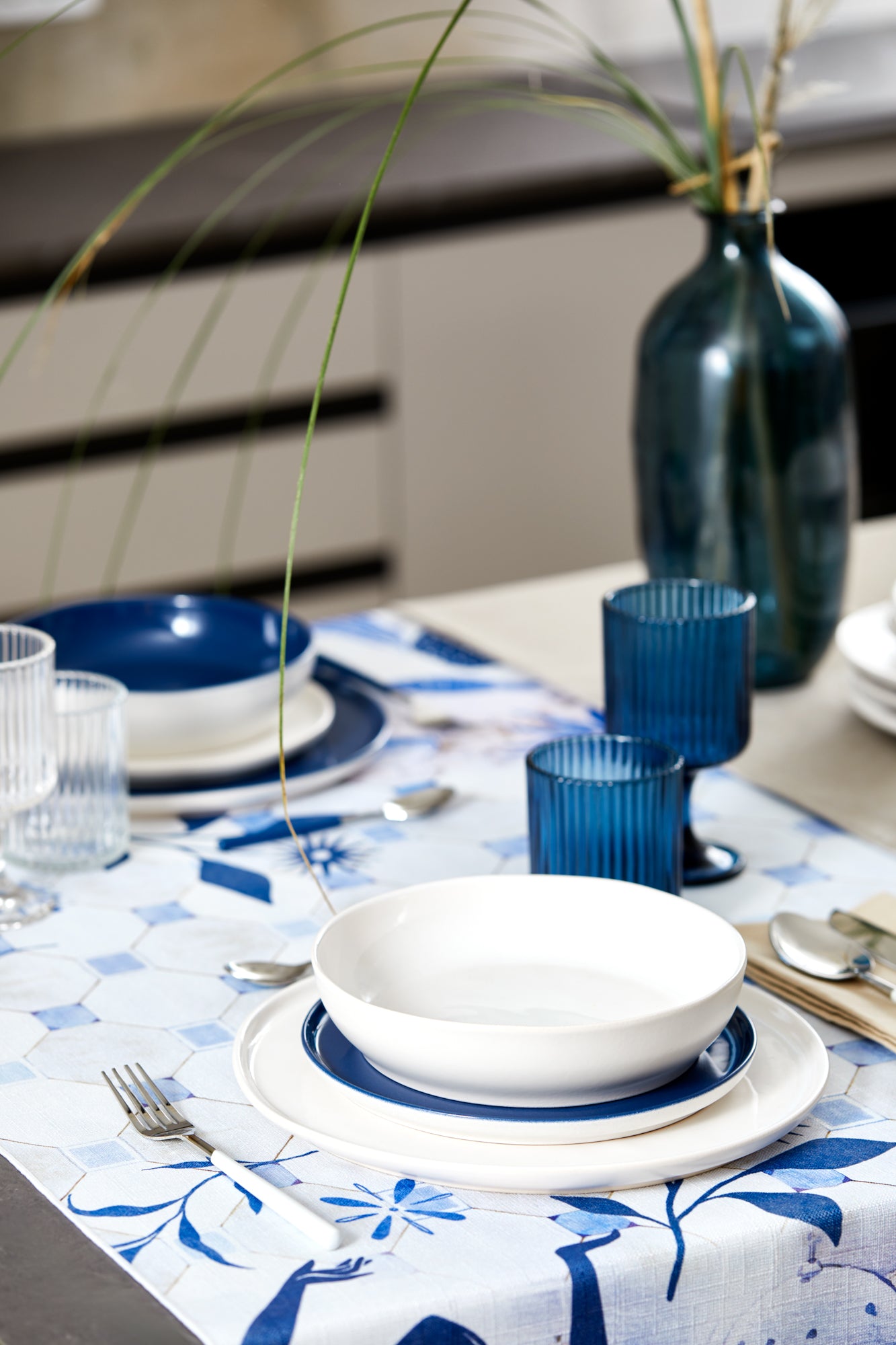 Tovaglia Antimacchia Morbida Stampata Vagabonda Cucina Maison Sucrée