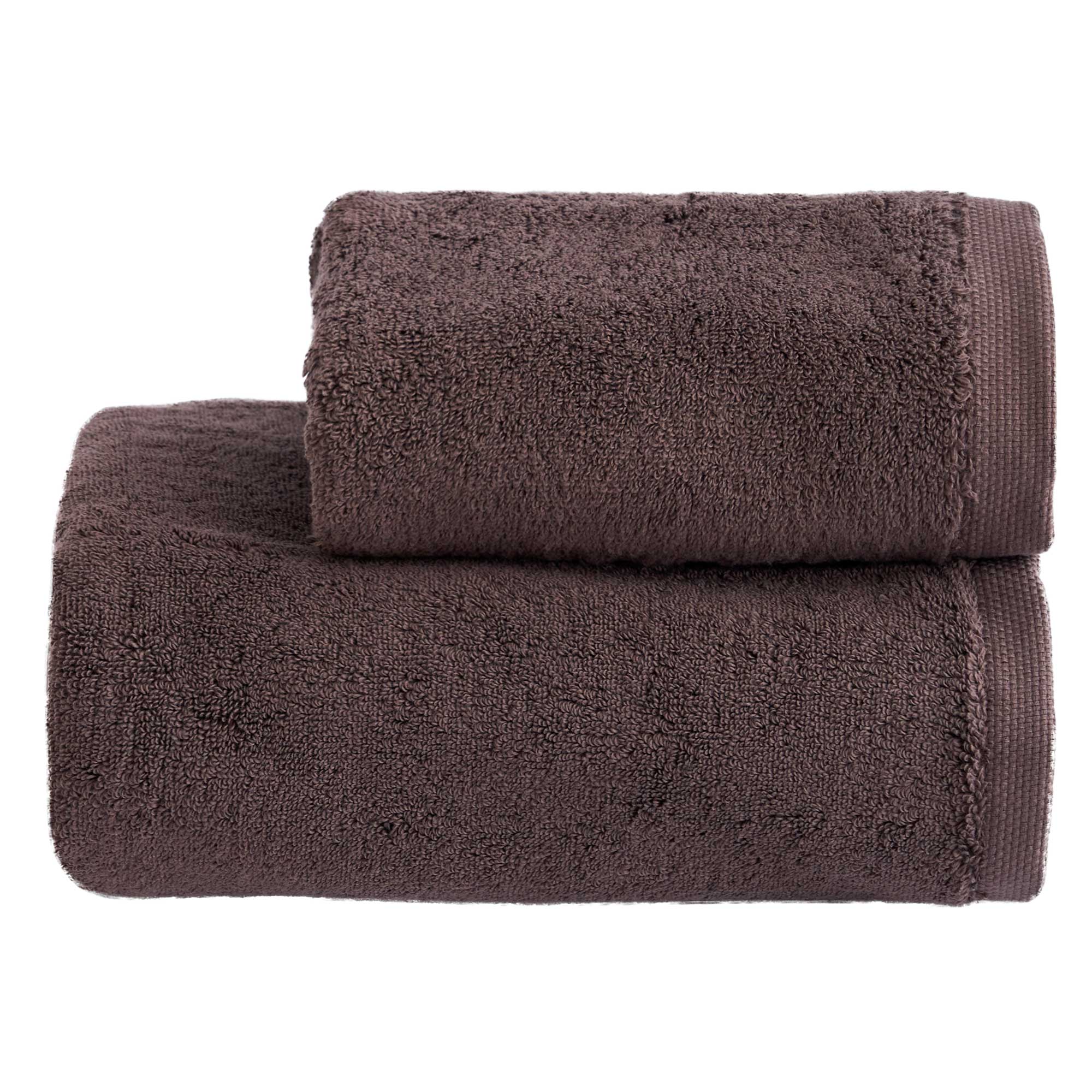 Set Asciugamani Super Soft ABBRACCIO Bagno Moreali Tessile Casa 60 x 100 / 40 x 60 Cacao