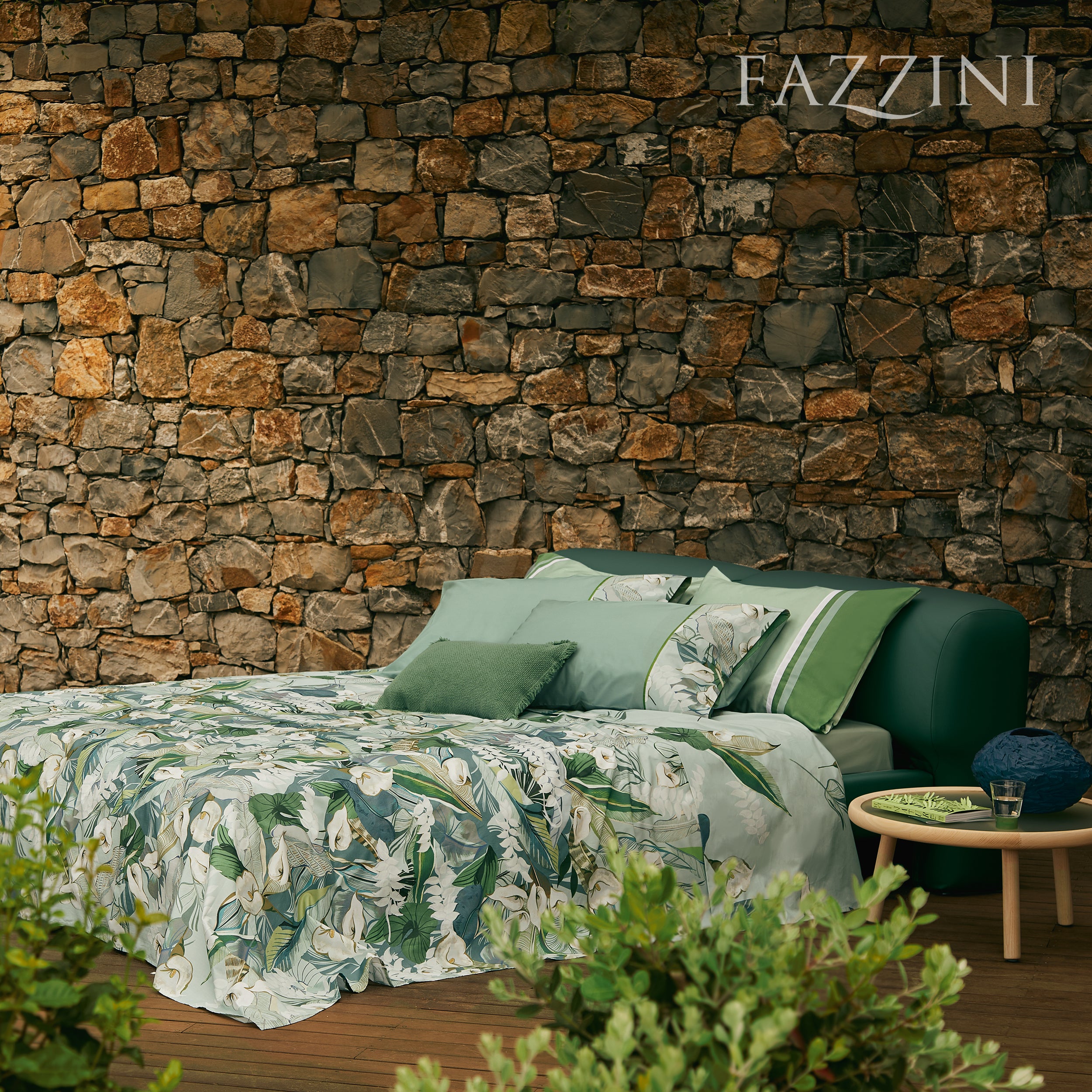 Parure Copripiumino Percalle CALLE Letto Fazzini