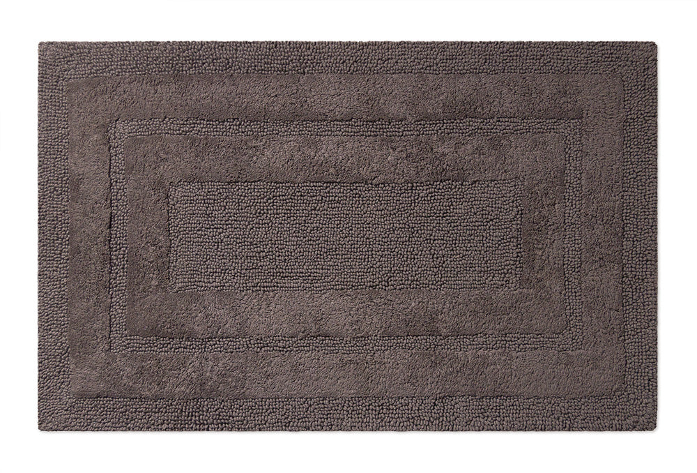 Tappeto Bagno Tinta Unita BOURDON Bagno Home Philosophy 50 x 50 Carbonio