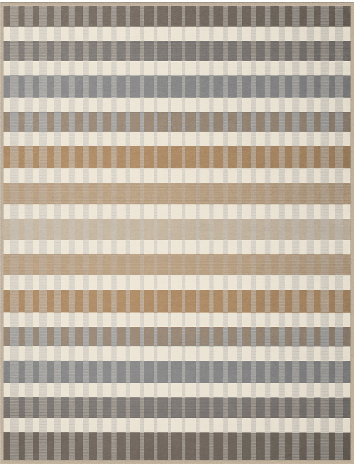 Plaid Caldo Cotone Abstract Stripes Soggiorno Borbo 150 x 200 Multicolor