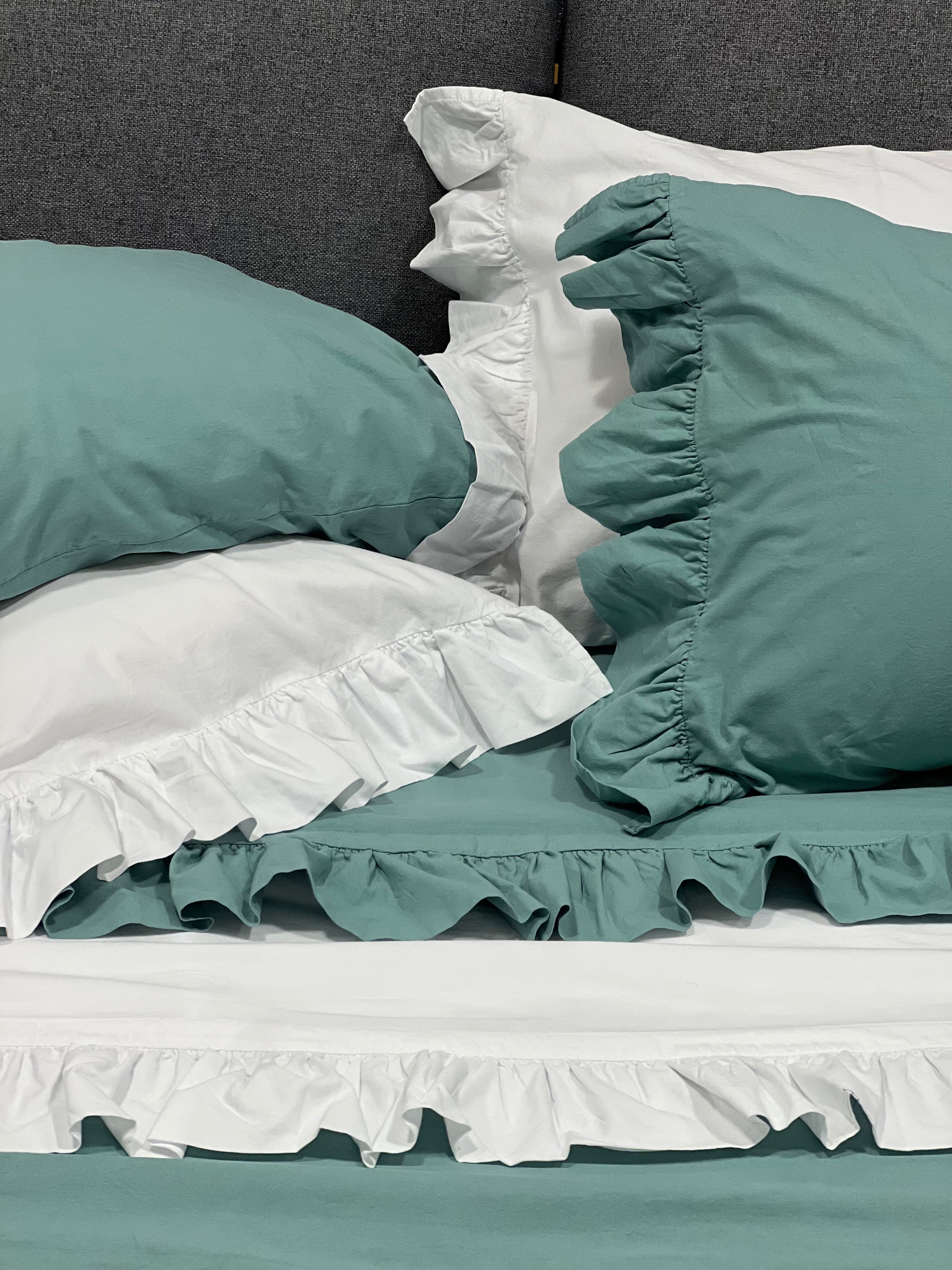 FINE SERIE Parure Lenzuola No-Stiro FRAPPA LAB Letto Moreali Tessile Casa