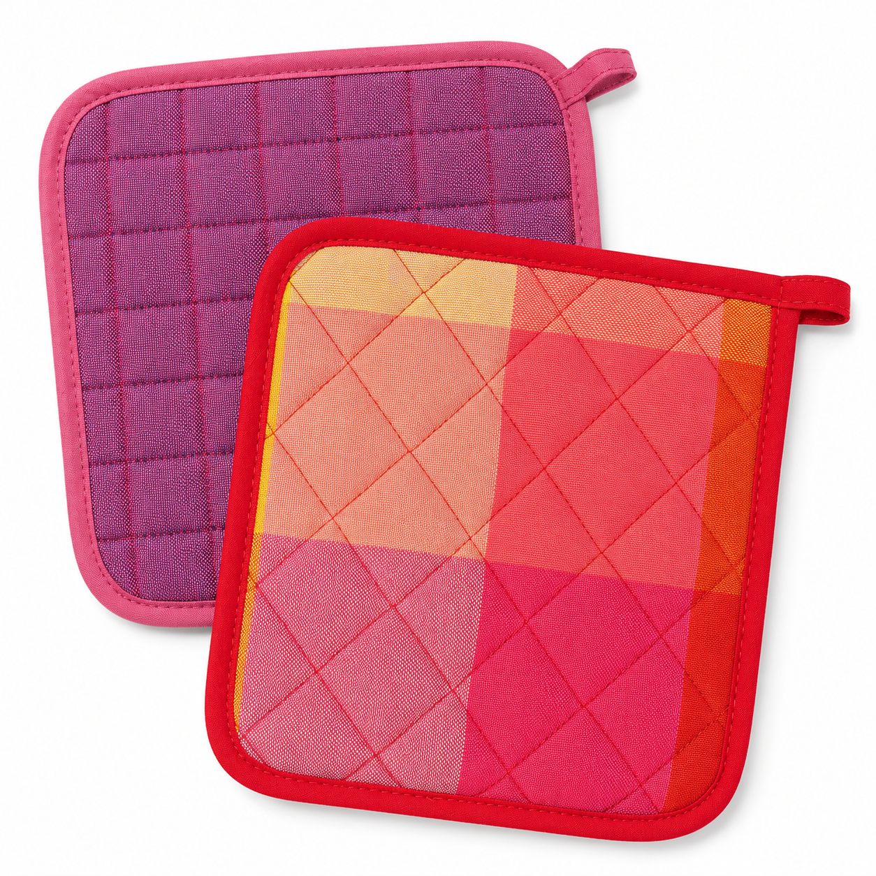 Set 2 Presine Tinto Filo POPPY + Vinaccia Cucina Bossi x Moreali 20 x 20 Tinto Filo
