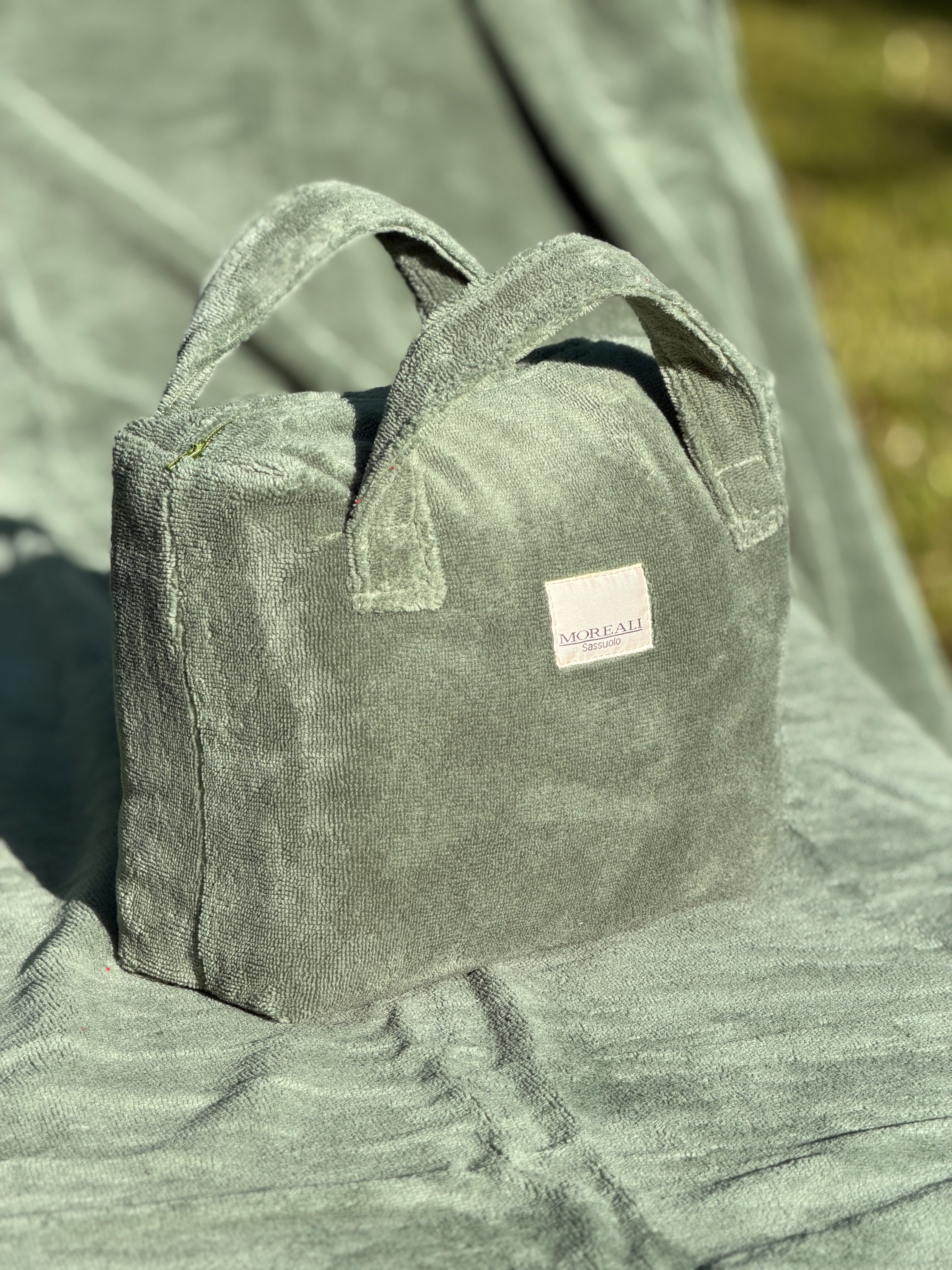 Telo Mare/Doccia + Bag BAMBOO Bagno Moreali Tessile Casa