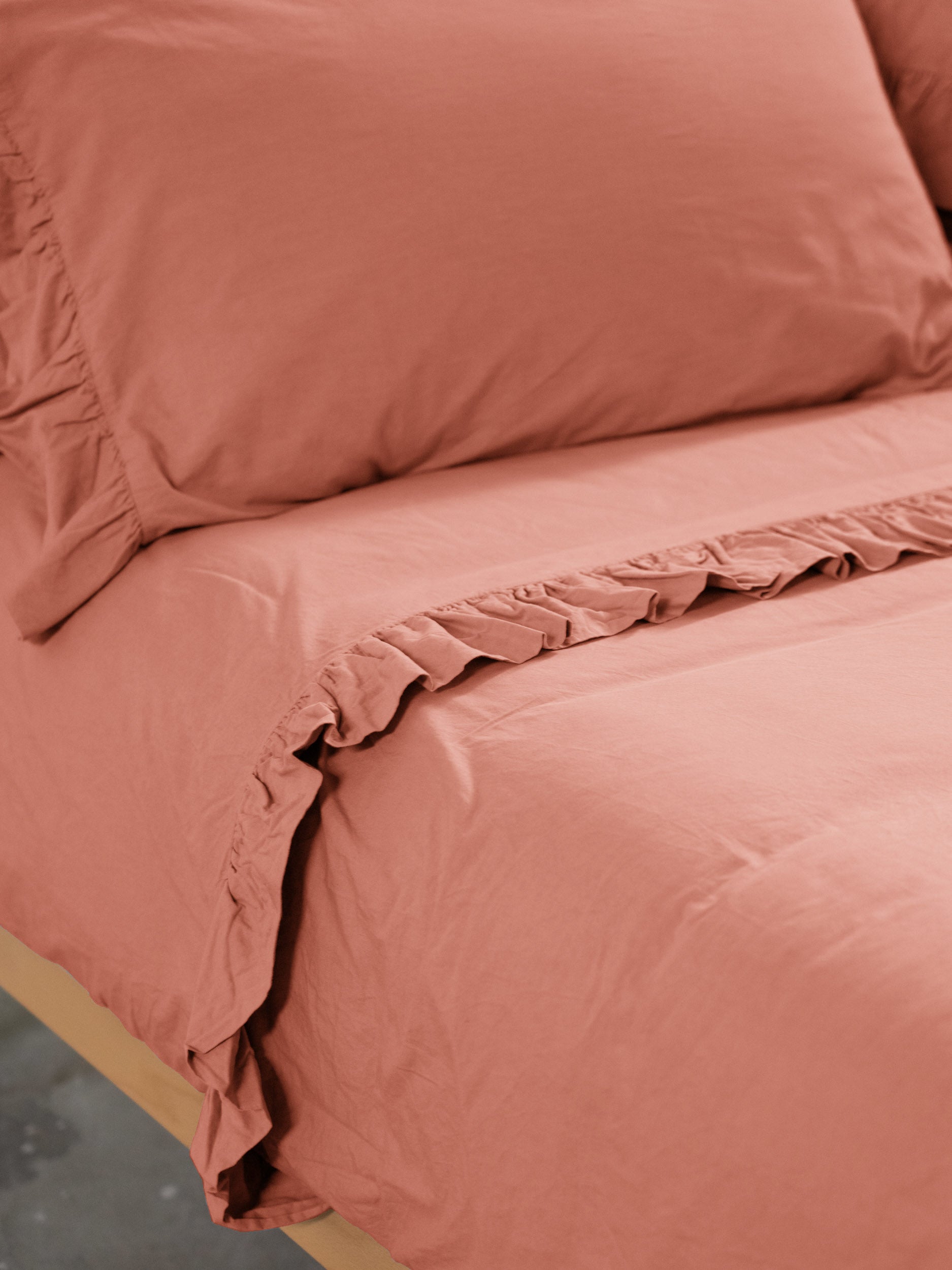 Parure Copripiumino No-Stiro FRAPPA Letto Moreali Tessile Casa Matrimoniale Fard