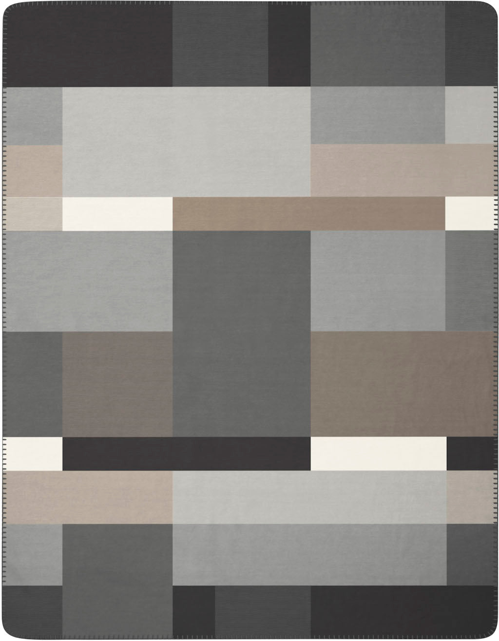 Plaid Caldo Cotone Black Part Soggiorno Borbo