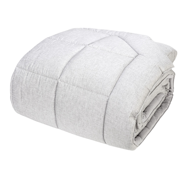 Trapunta Raso 300TC Baco Letto Fazzini 270 x 270 Perla