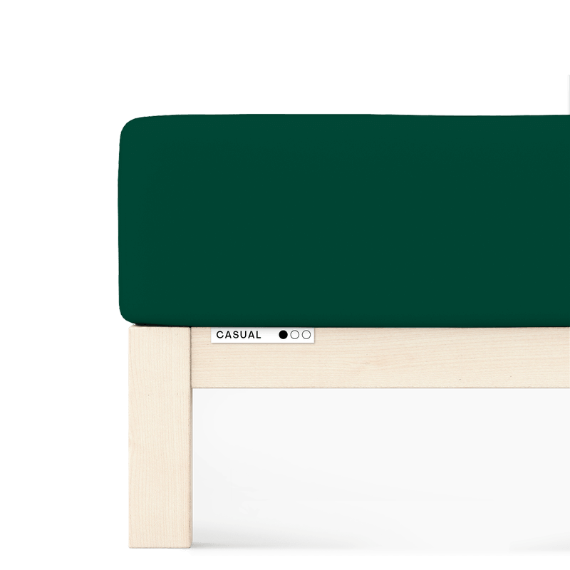 Sotto con Angoli in Jersey Cotone CASUAL Materasso Moreali Tessile Casa Matrimoniale King | da 170x190 a 200x200 Verde Foresta 690