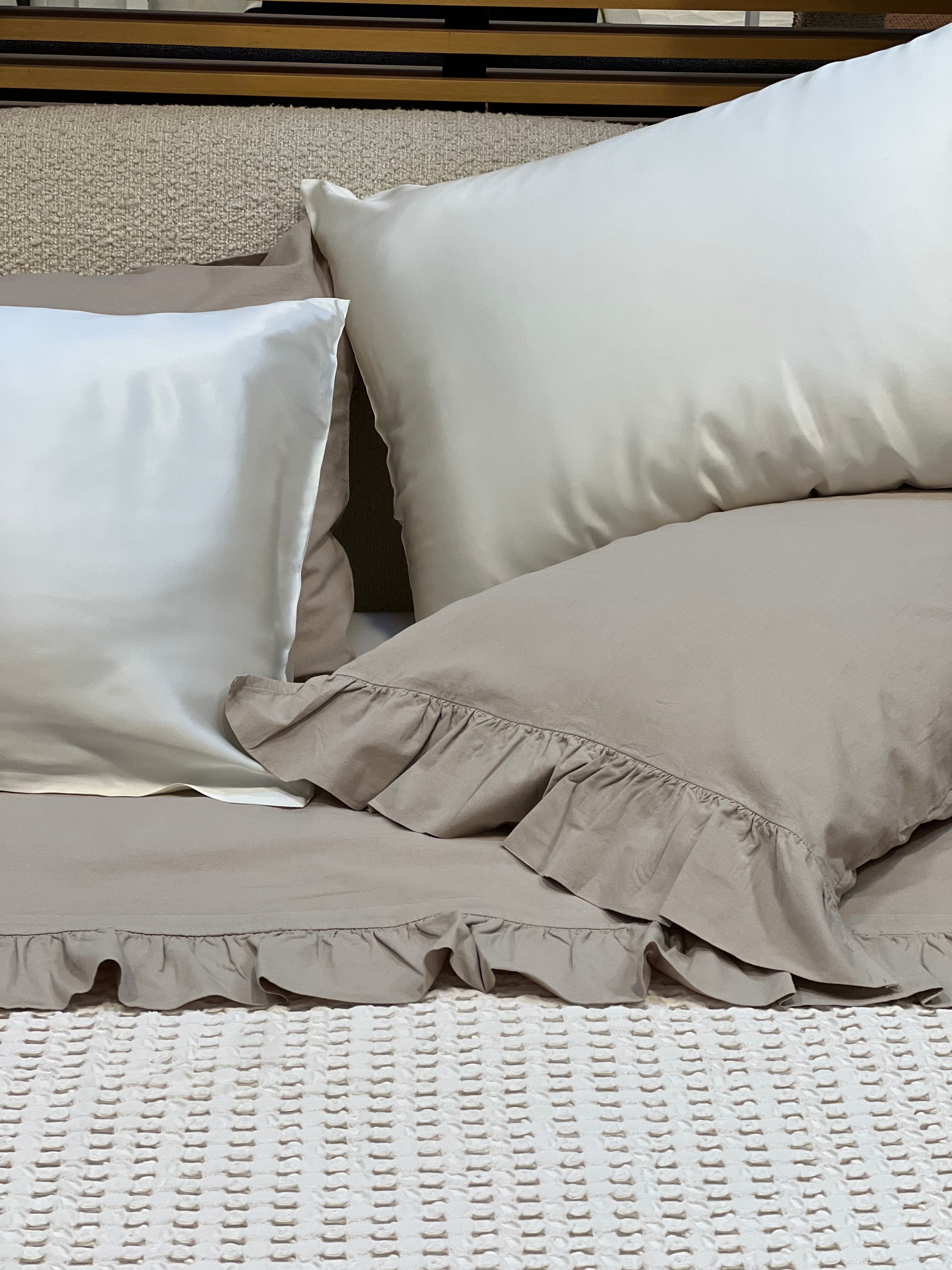 FINE SERIE Parure Lenzuola No-Stiro FRAPPA LAB Letto Moreali Tessile Casa