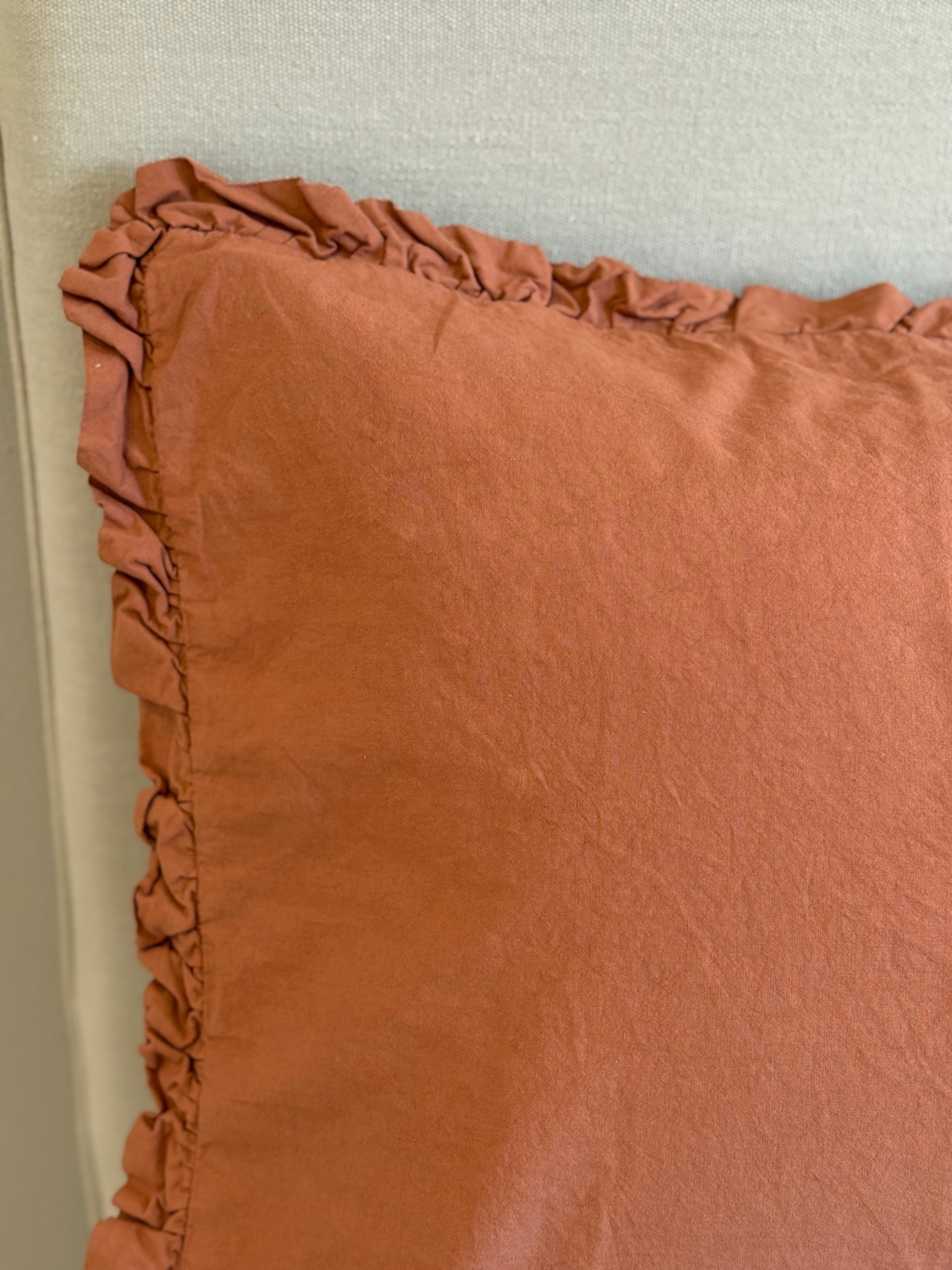 Coppia Federe Cotone No-Stiro FRAPPINA Letto Moreali Tessile Casa