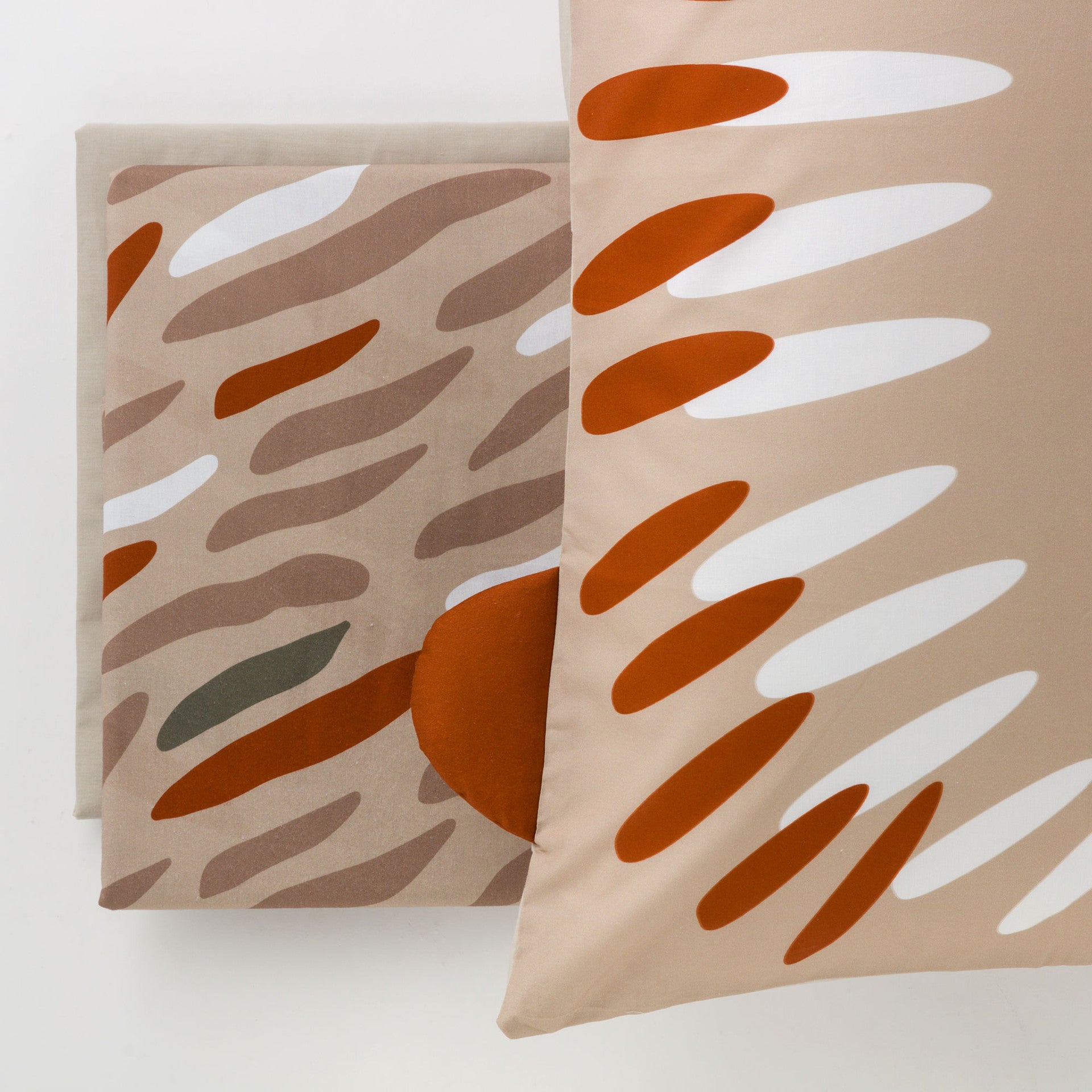 Completo Lenzuola KIDS Percalle Stampato Ciuffi Letto Riviera Piazza e Mezzo Deserto