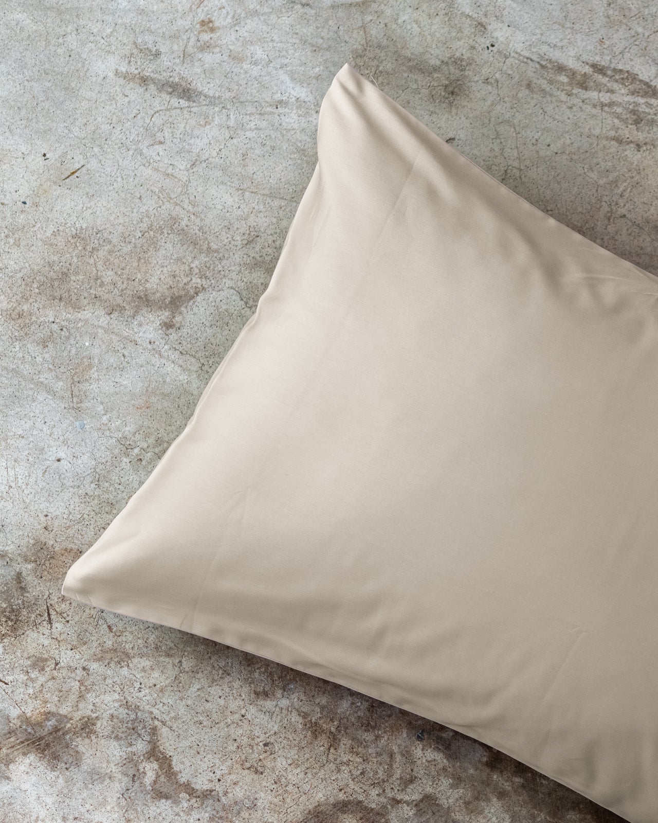 Federa Tinta Unita Raso di Cotone Letto Moreali Tessile Casa 52 x 82 cm Lino