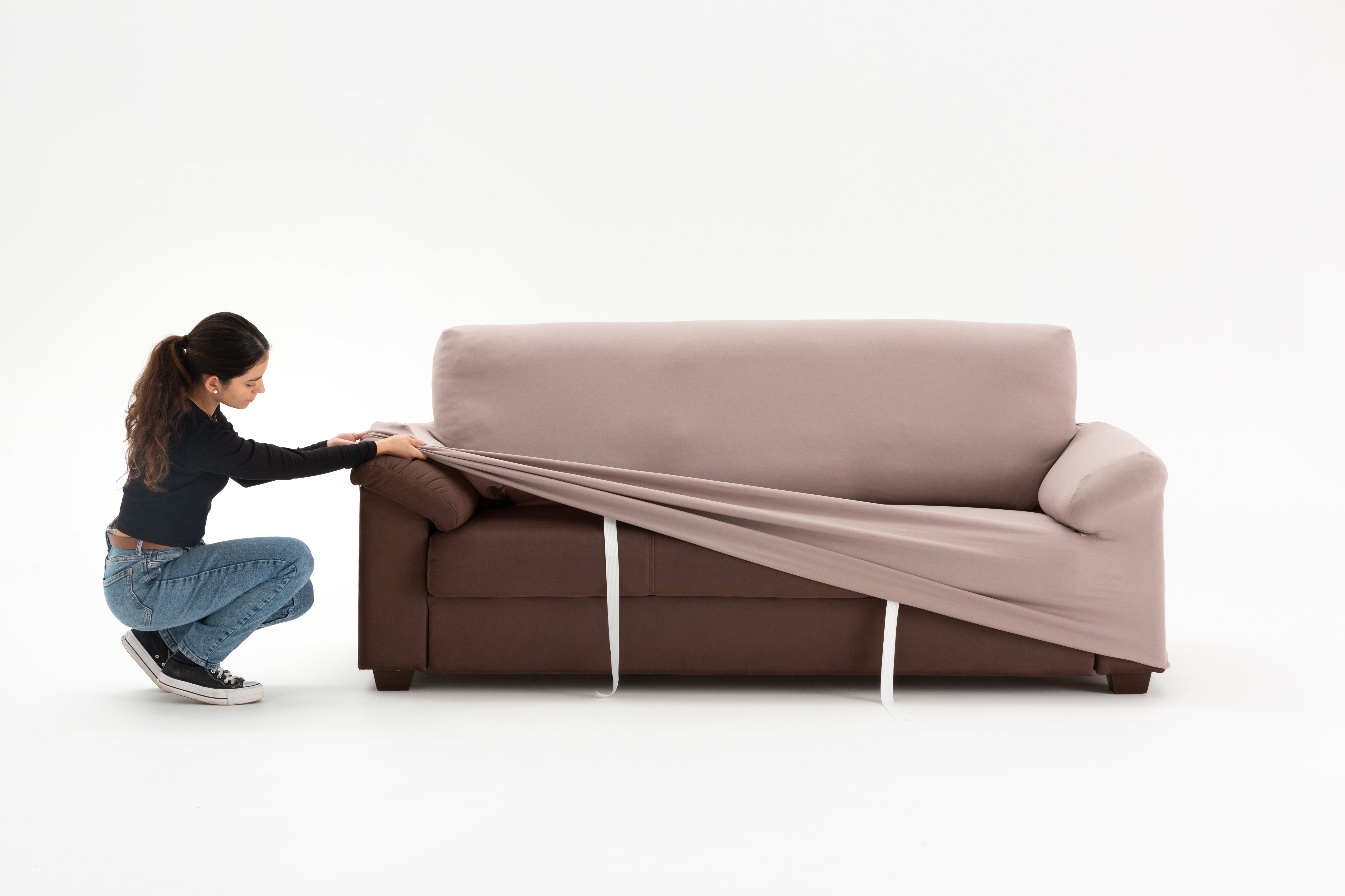 Copridivano Liscio Bi-Stretch Soggiorno Belmarti