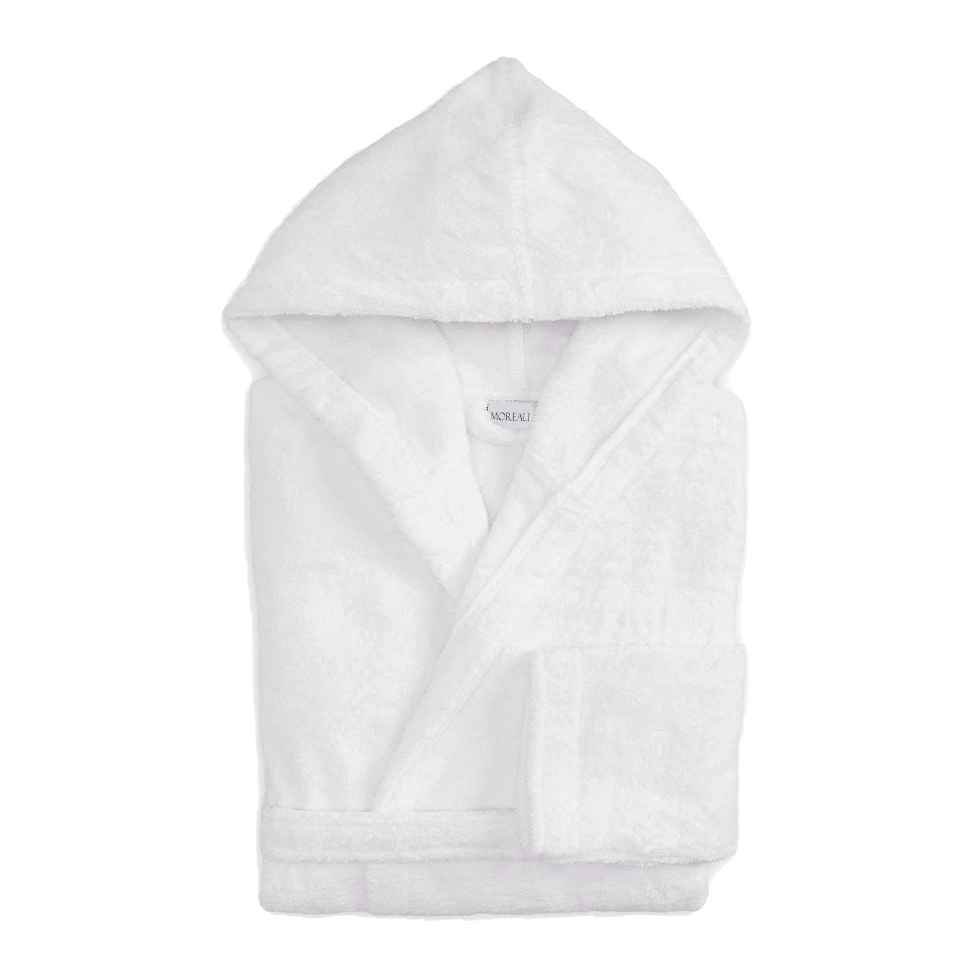 Accappatoio in Spugna Soft CAREZZA Bagno Moreali Tessile Casa S Bianco