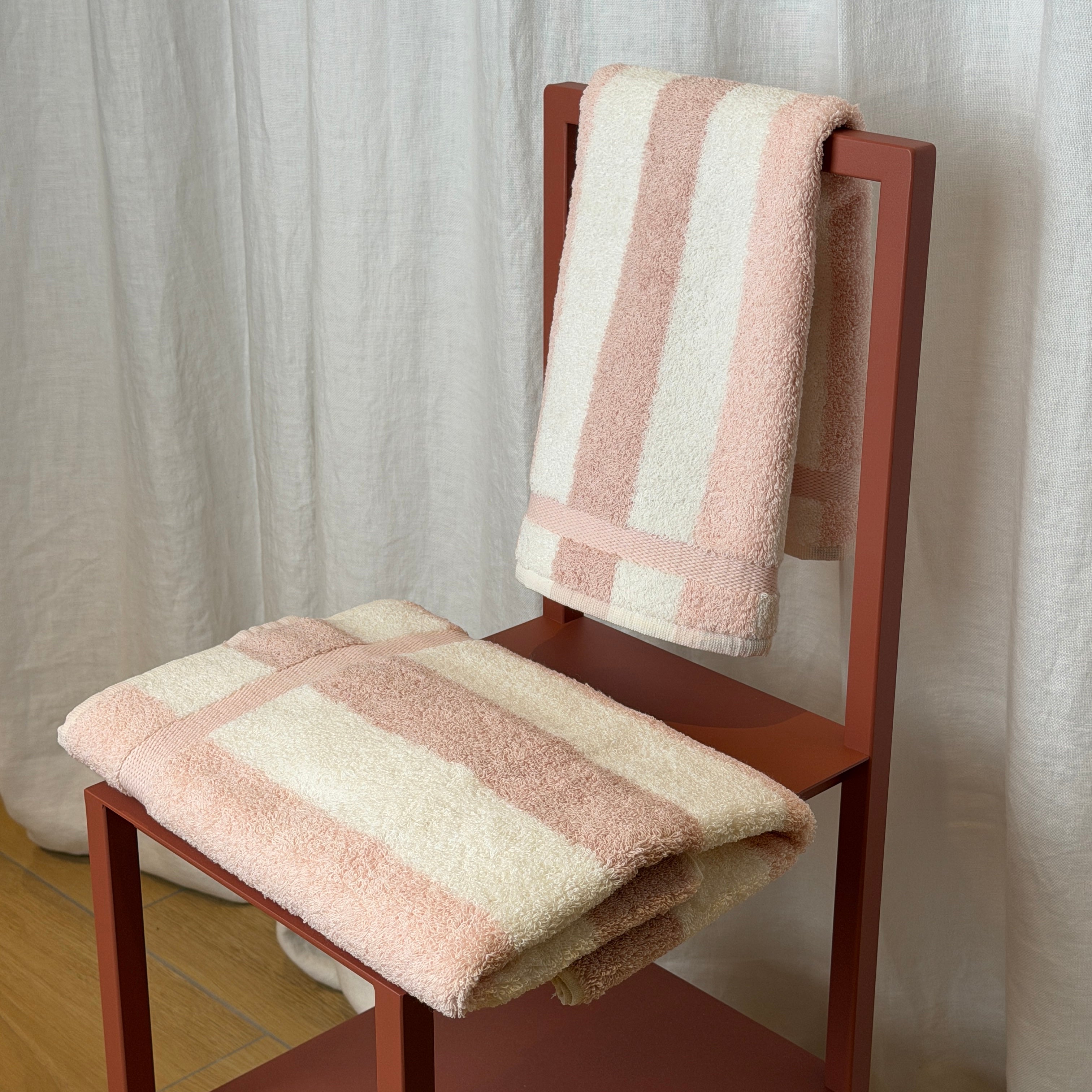 Set Asciugamani Cotone Americano Tinto Filo VANCOUVER Bagno Cogal