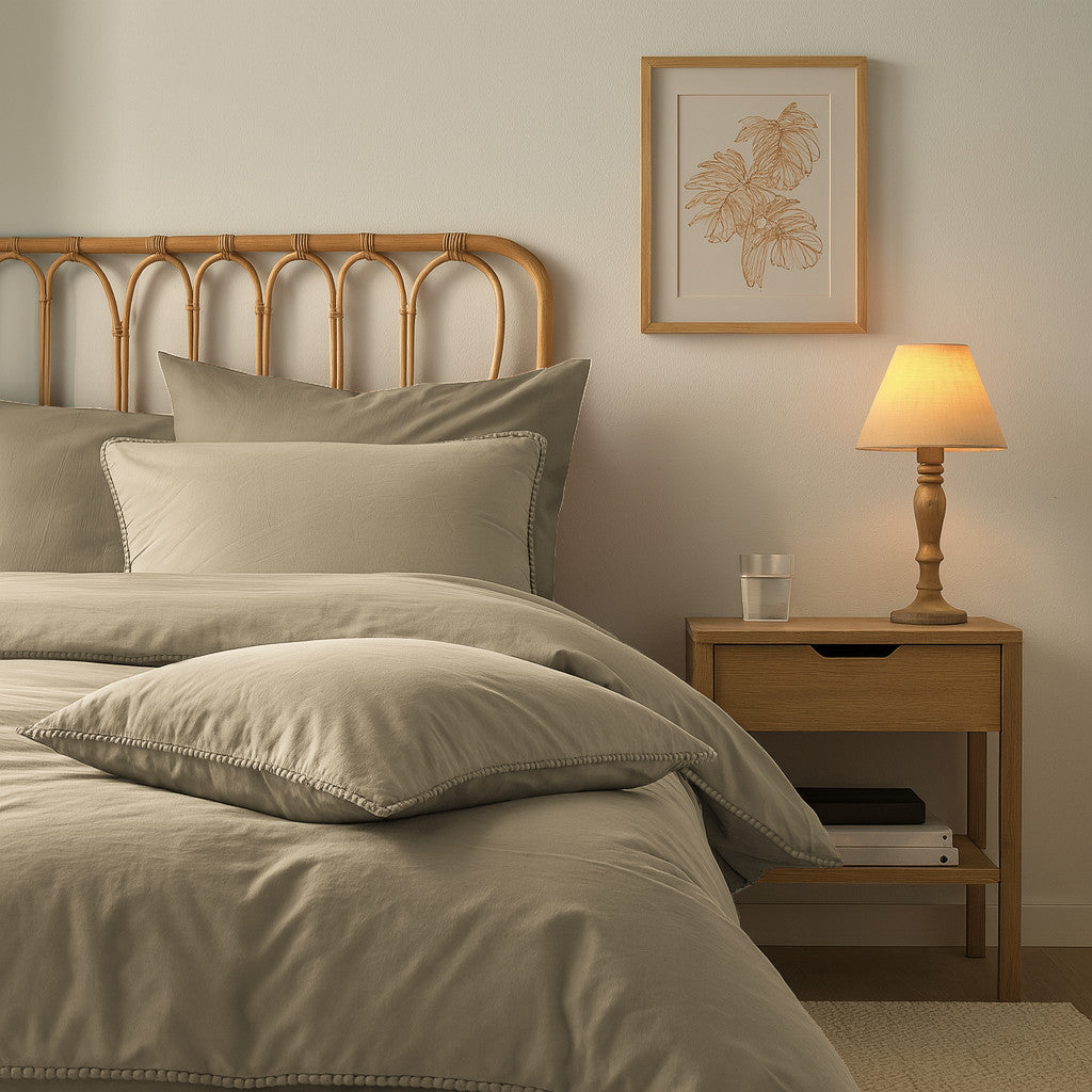 Parure Copripiumino No-Stiro PONPON