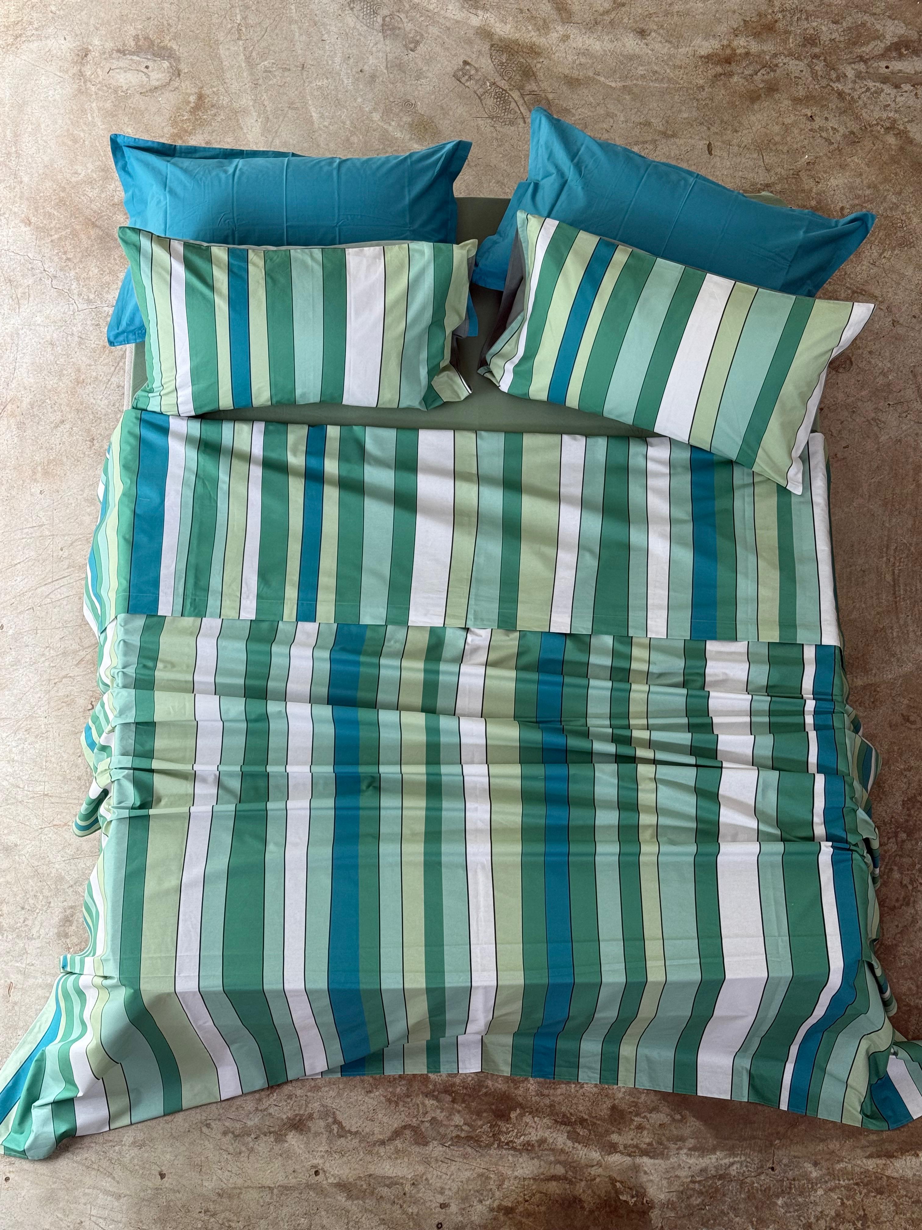 Parure Lenzuola Copriletto BAIADERA Letto Moreali Tessile Casa Matrimoniale Giungla