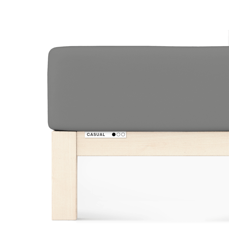 Sotto con Angoli in Jersey di Cotone Makò Letto Schlafgut L - Matrimoniale/Francese | da 140x190 a 160x200 Grigio 128