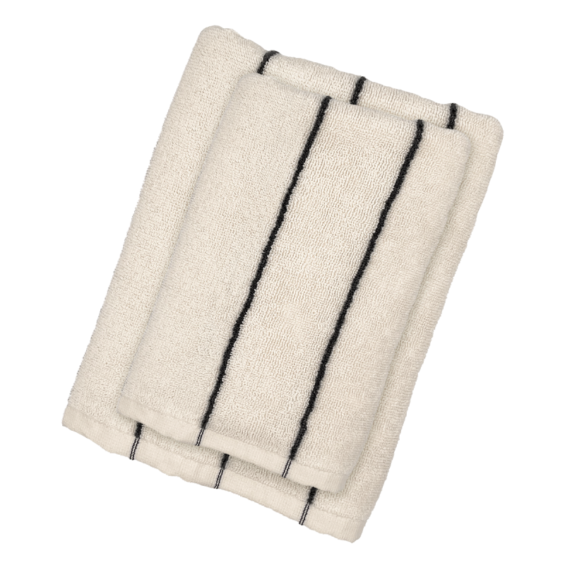 Set Asciugamani Tinto Filo SMART Bagno Fazzini 100 x 50 / 50 x 38 Off White/Blu