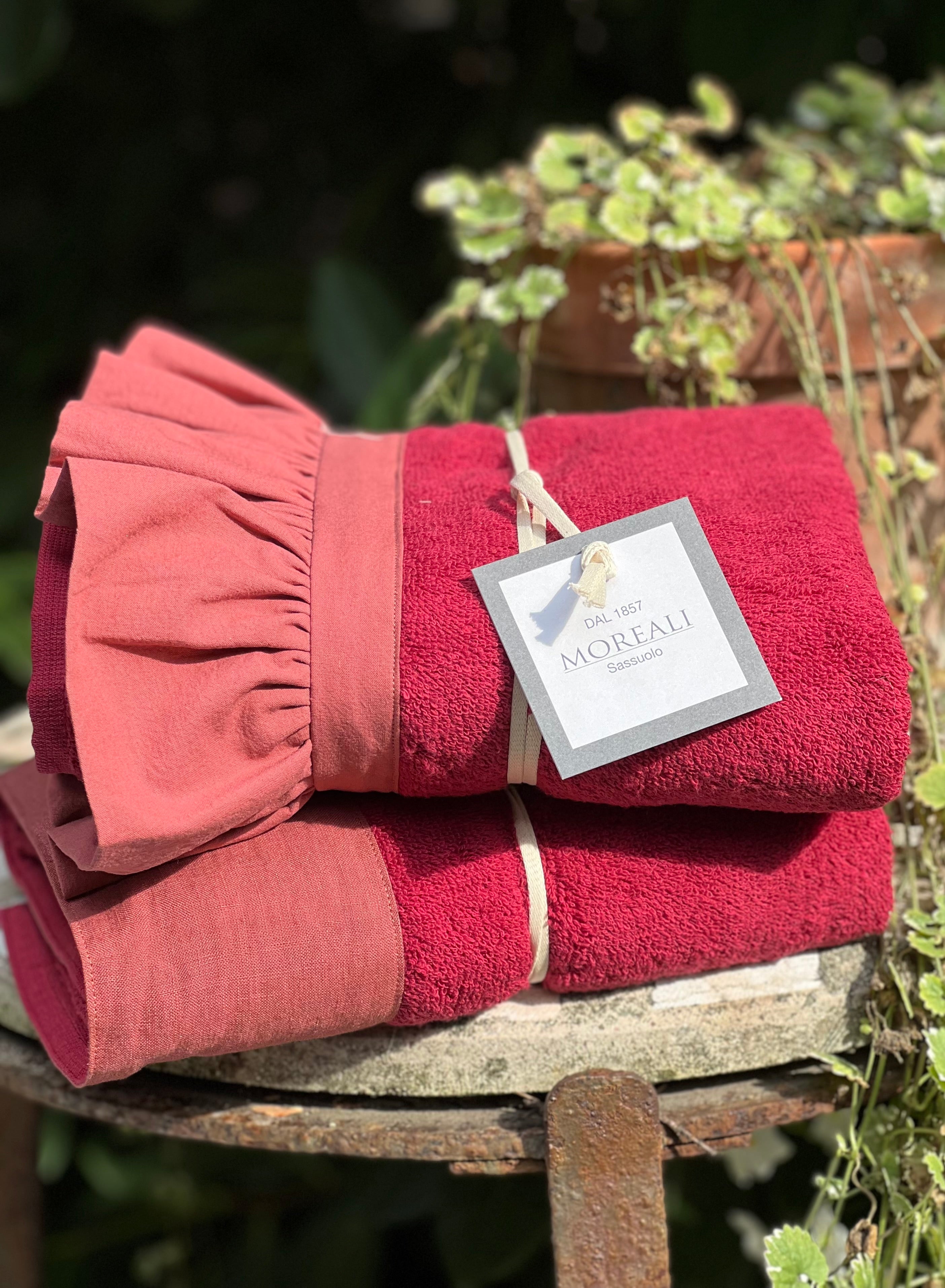 Set Asciugamani Frappa Bagno Moreali Tessile Casa