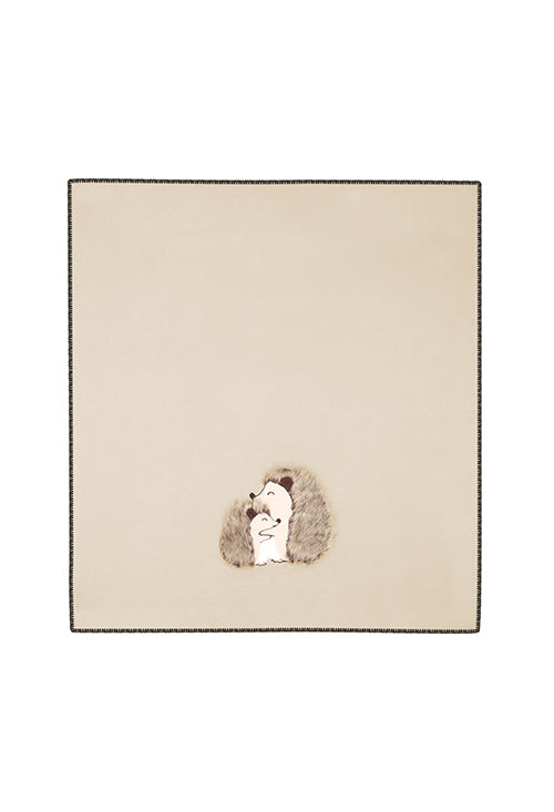 Plaid Pile Battuto Ricamato 'Ricci'