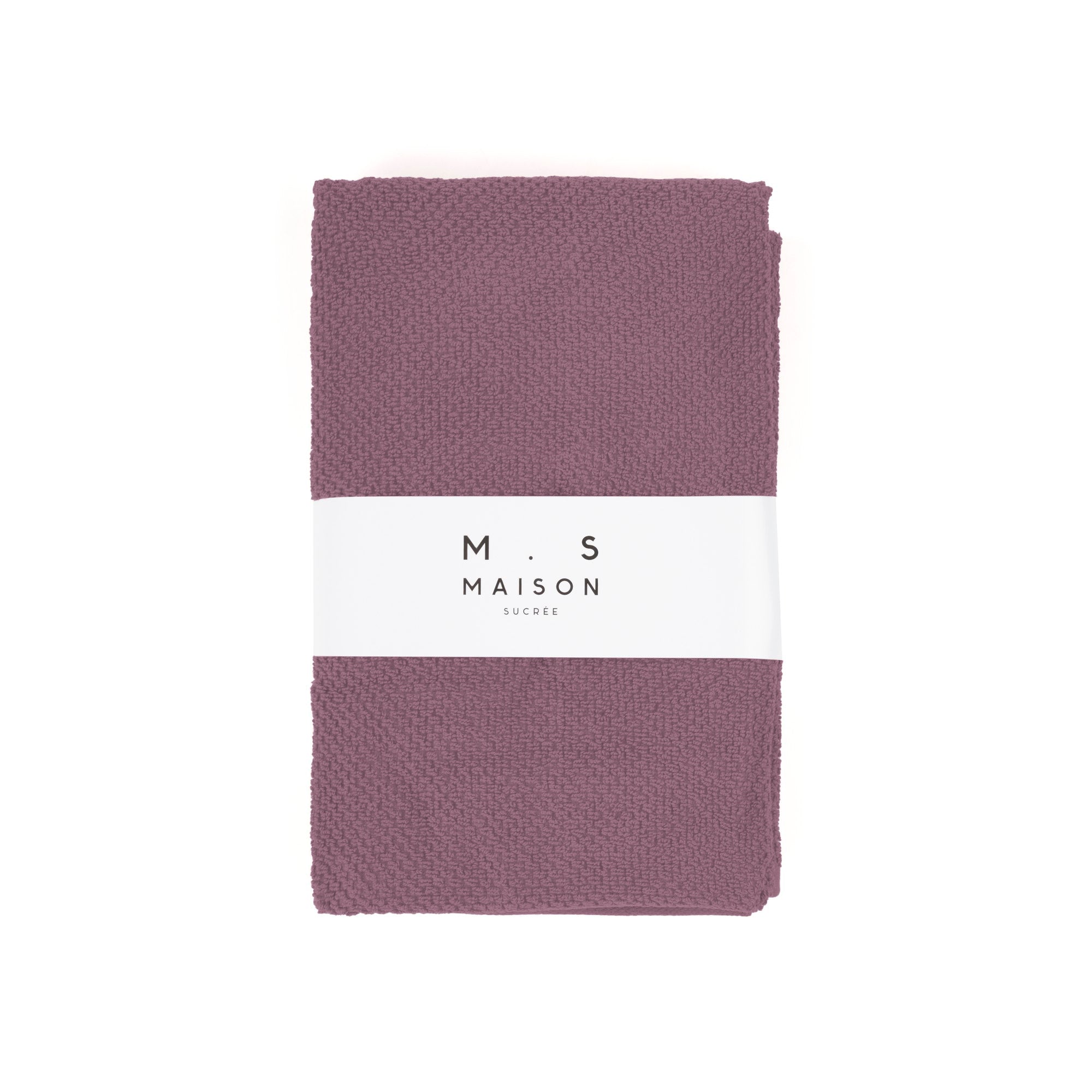 Set Asciugamani Pepe Bagno Maison Sucrée 60 x 105 / 40 x 60 Legno Rosa var.34