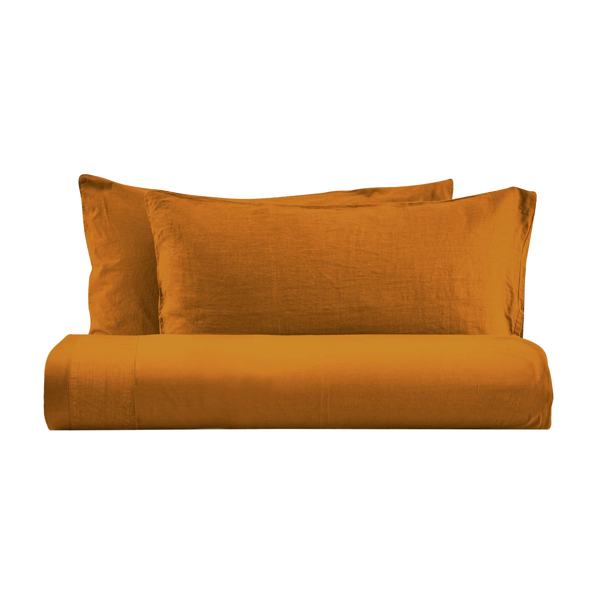 FINE SERIE Parure Lenzuola No-Stiro NIRANO LAB Letto Moreali Tessile Casa Matrimoniale Coccio