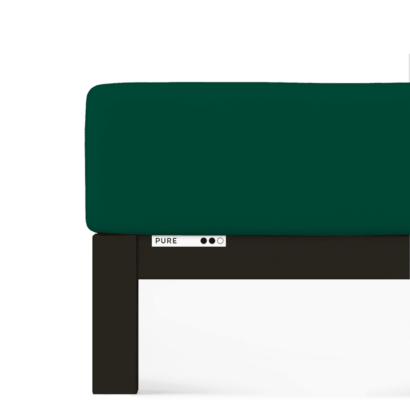 Sotto con Angoli in Jersey-Elastan PURE Materasso Moreali Tessile Casa Franc./Matr. Standard | da 140x190 a 160x220 Verde Foresta 690