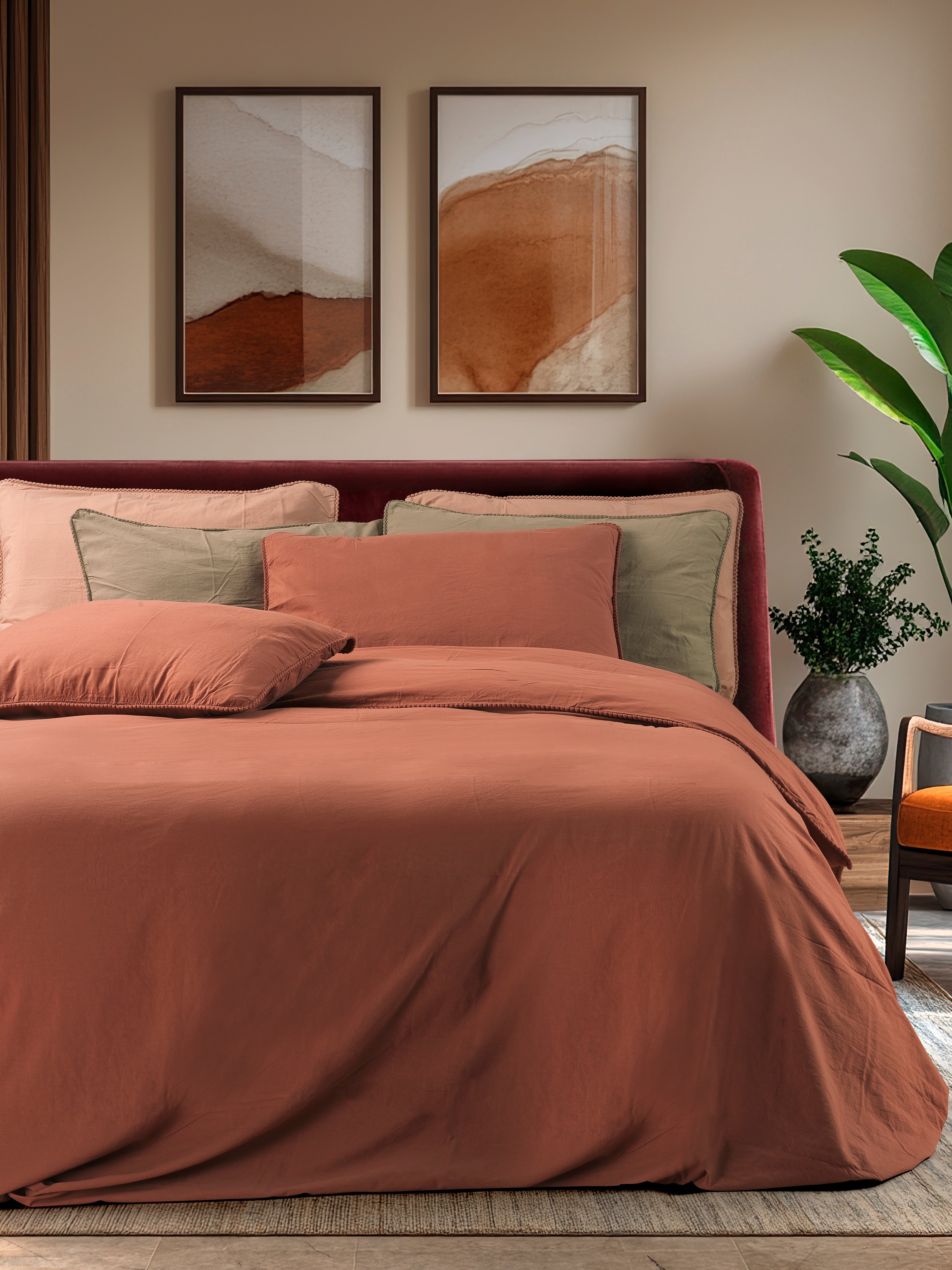 Parure Copripiumino No-Stiro PONPON Letto Moreali Tessile Casa