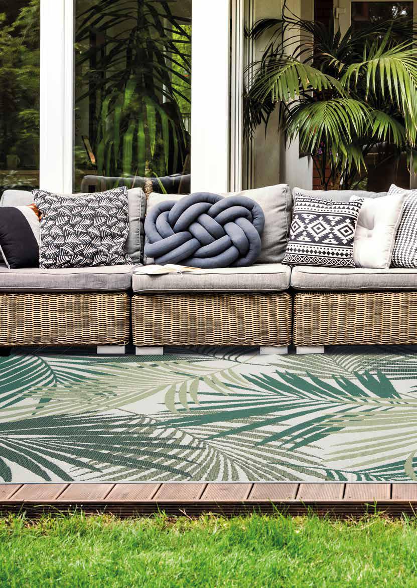 Tappeto In&Outdoor Oporto Soggiorno Moreali Tessile Casa 120 x 170 Verde