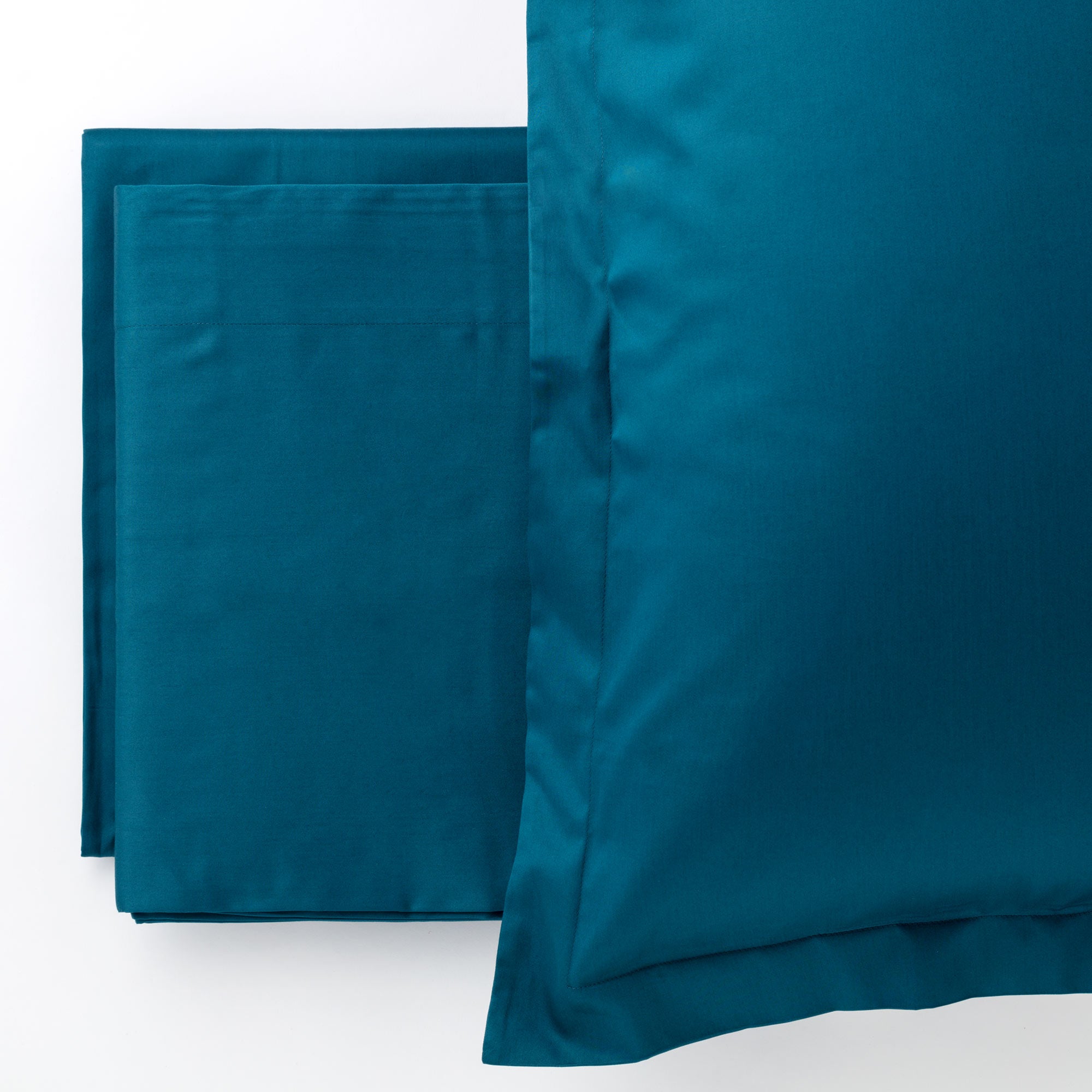 Federe Raso 300TC CHARME Letto Moreali Tessile Casa 52 x 82 cm Petrolio