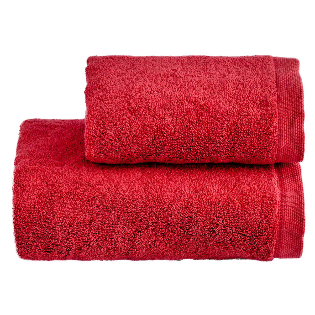 POPUP - Set Asciugamani Super Soft ABBRACCIO Bagno Moreali Tessile Casa 60 x 100 / 40 x 60 Melograno