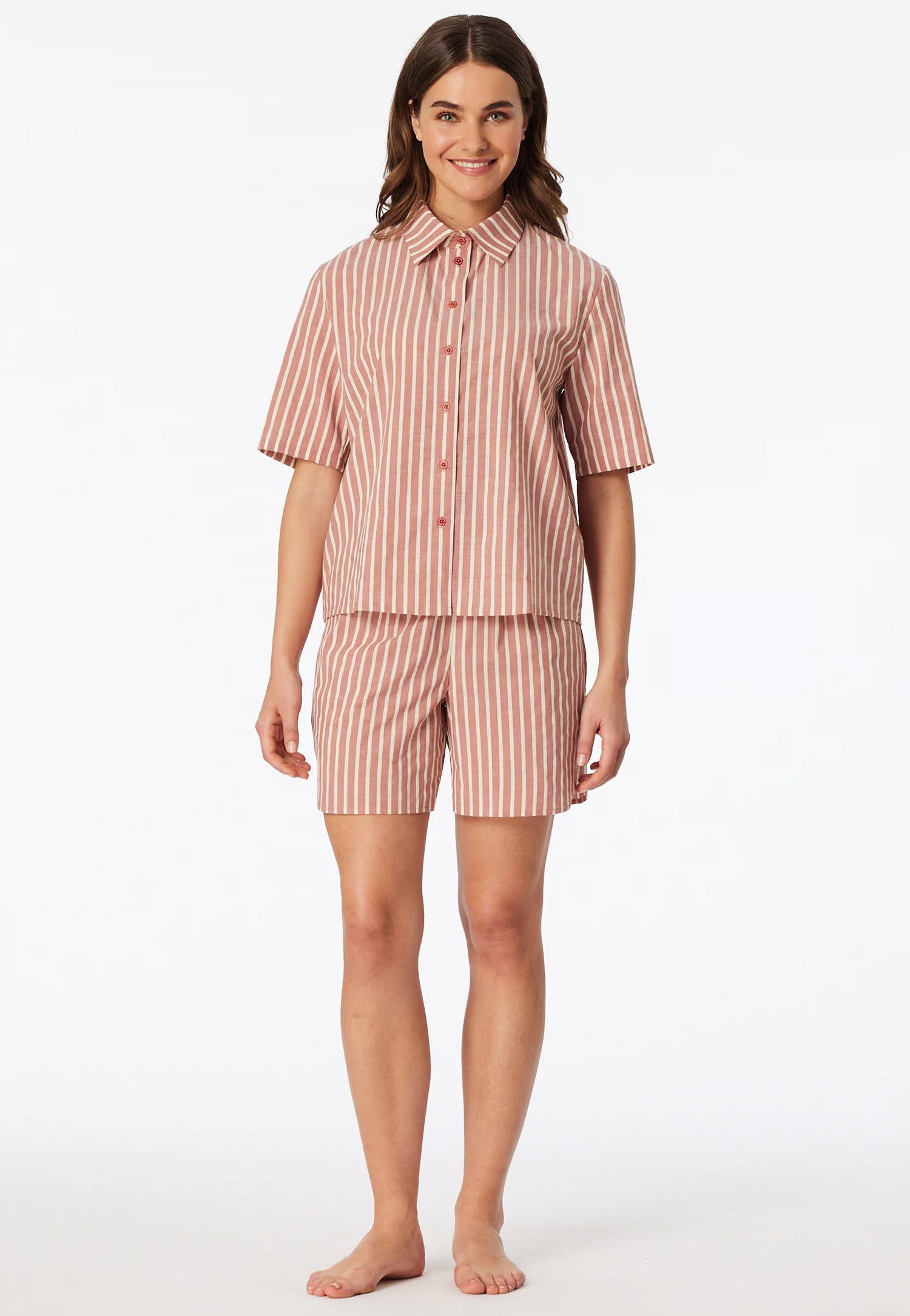 Pigiama Corto Aperto Stripes Marrakech Abbigliamento Schiesser