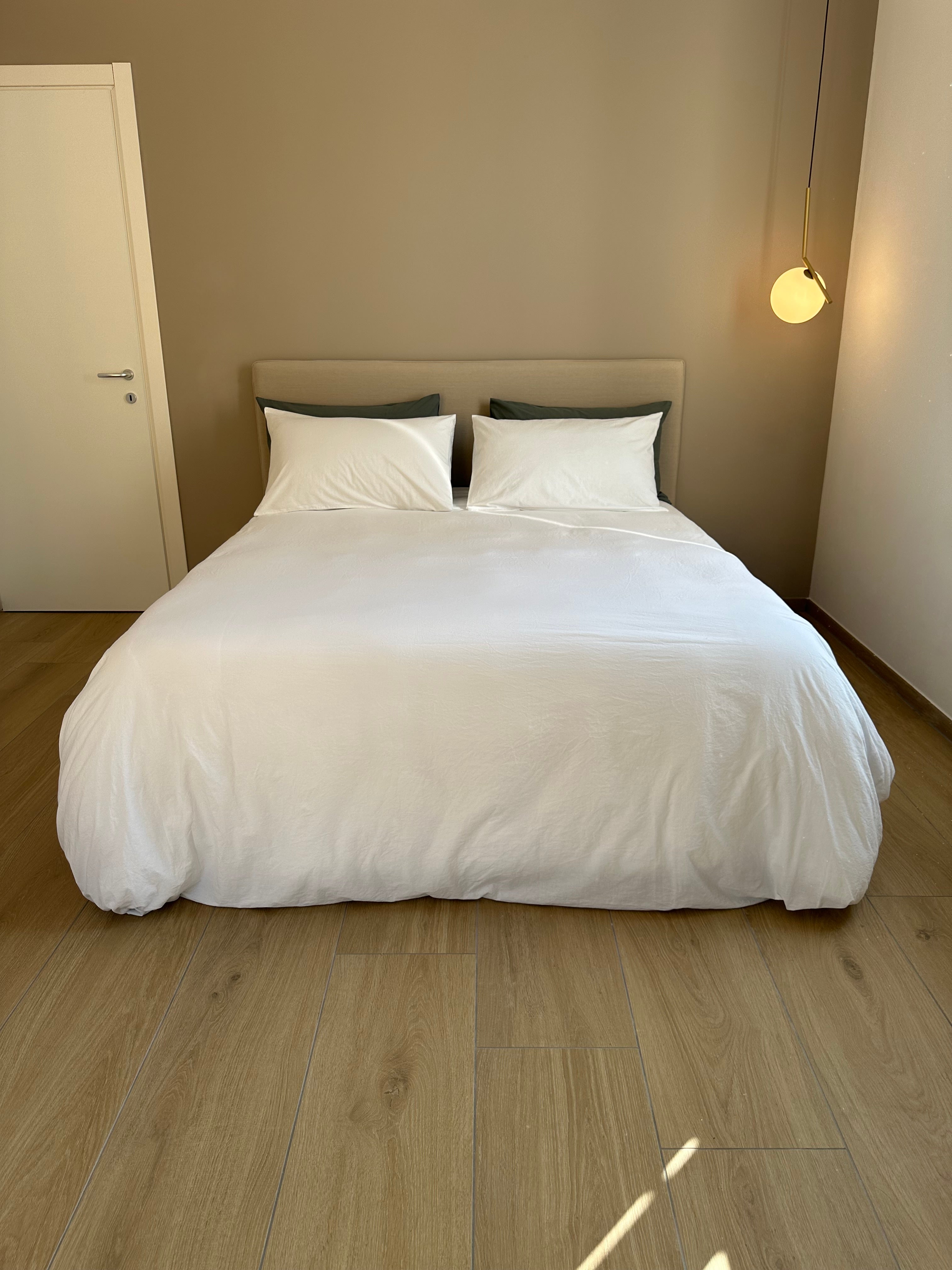 FINE SERIE Parure Copripiumino No-Stiro ESSENZIALE Singolo Letto Moreali Tessile Casa Singolo Bianco