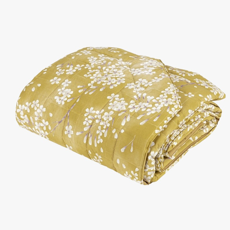Trapuntino Percalle KIMONO Letto Fazzini Matrimoniale 270 x 270 Giallo