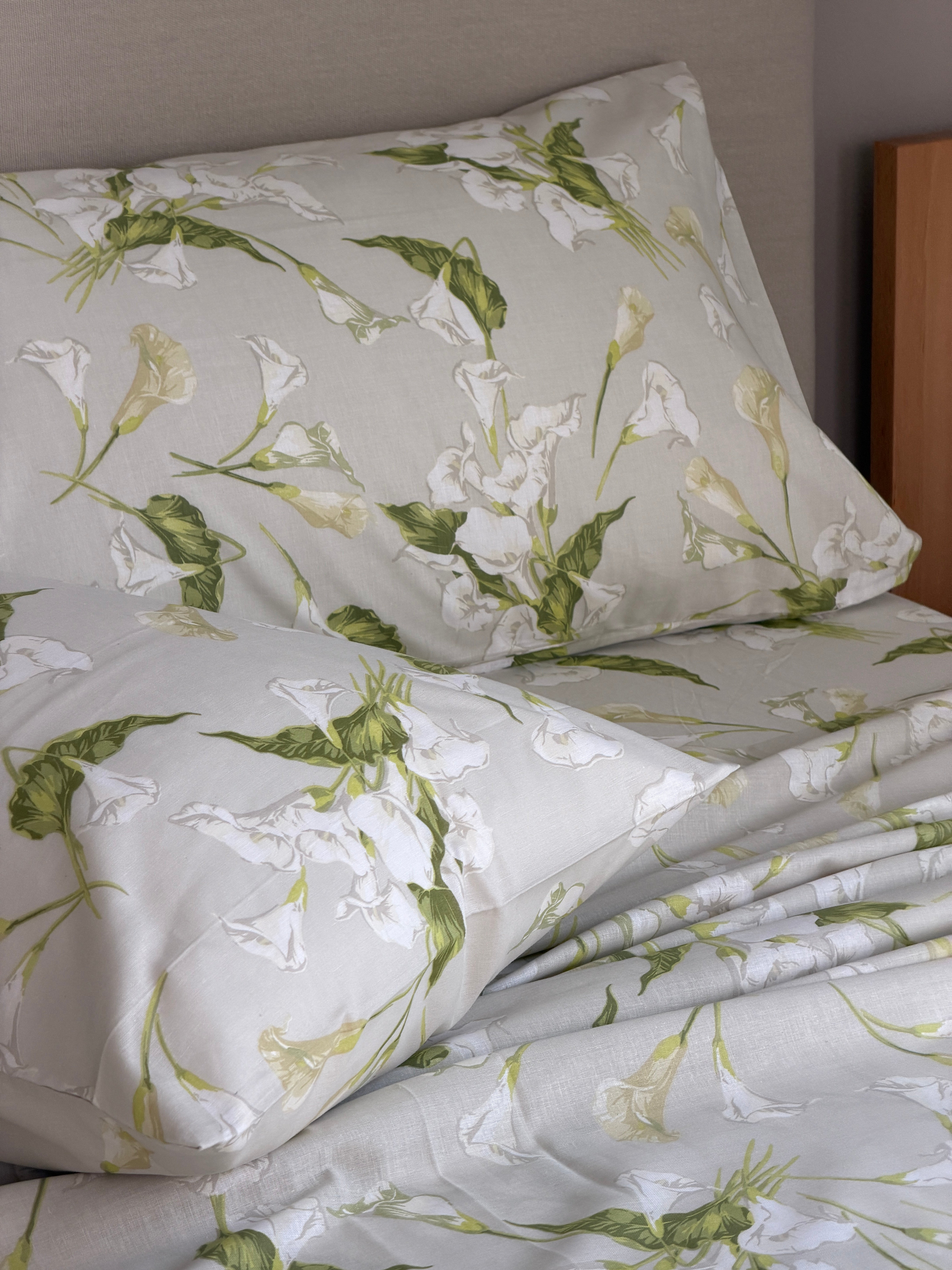 POPUP - Completo Lenzuola Cotone Stampato CALLA