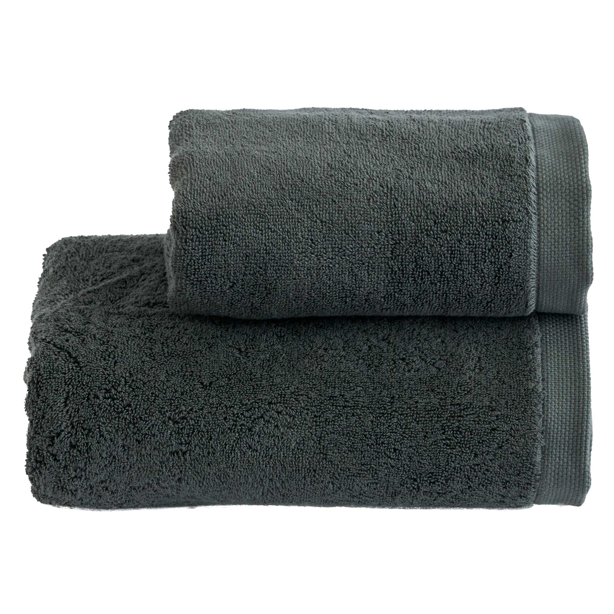 POPUP - Set Asciugamani Super Soft ABBRACCIO Bagno Moreali Tessile Casa 60 x 100 / 40 x 60 Antracite