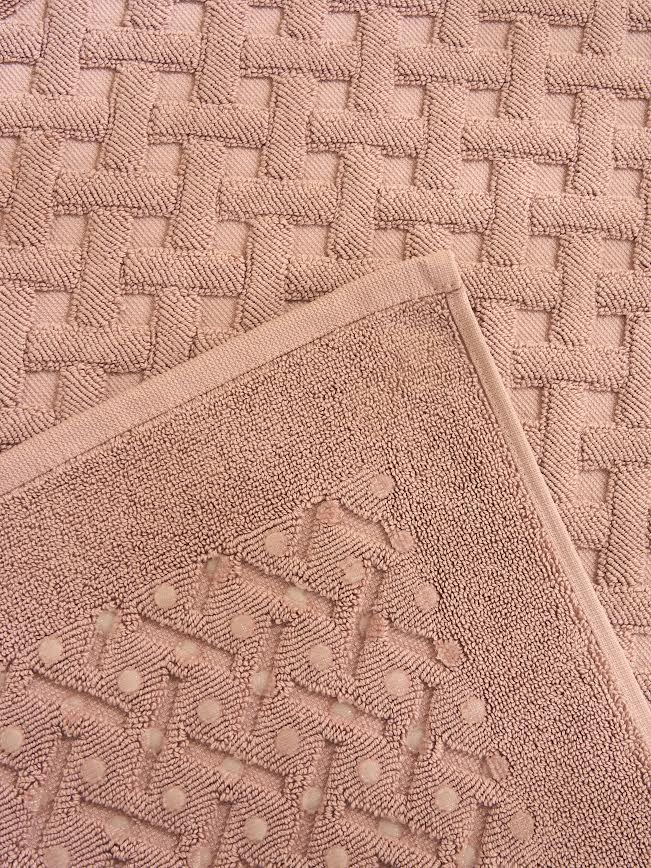 Tappeto Gommato in Spugna Intrecciata CAREZZA Bagno Moreali Tessile Casa