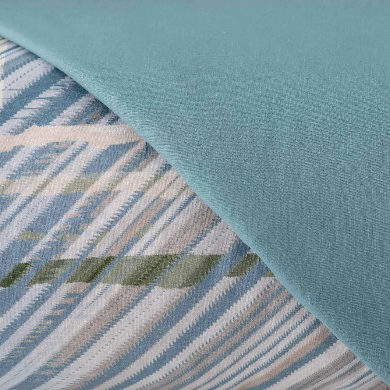 Parure Copripiumino Percalle Stampa Digitale Yuta Letto Riviera