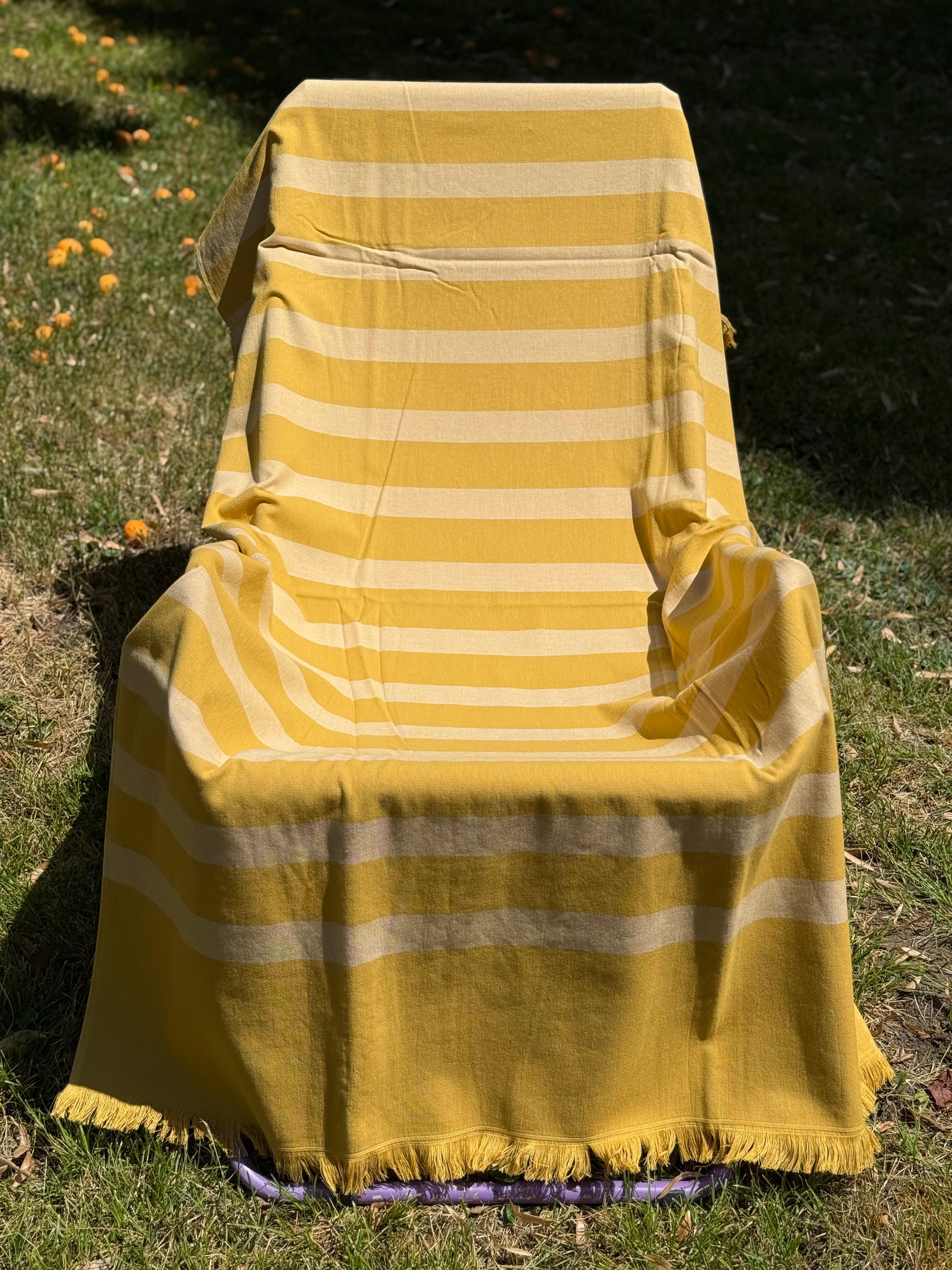 Telo Mare Spugna/Cotone PORTOFINO Giallo Bagno Moreali Tessile Casa 100 x 180 Giallo