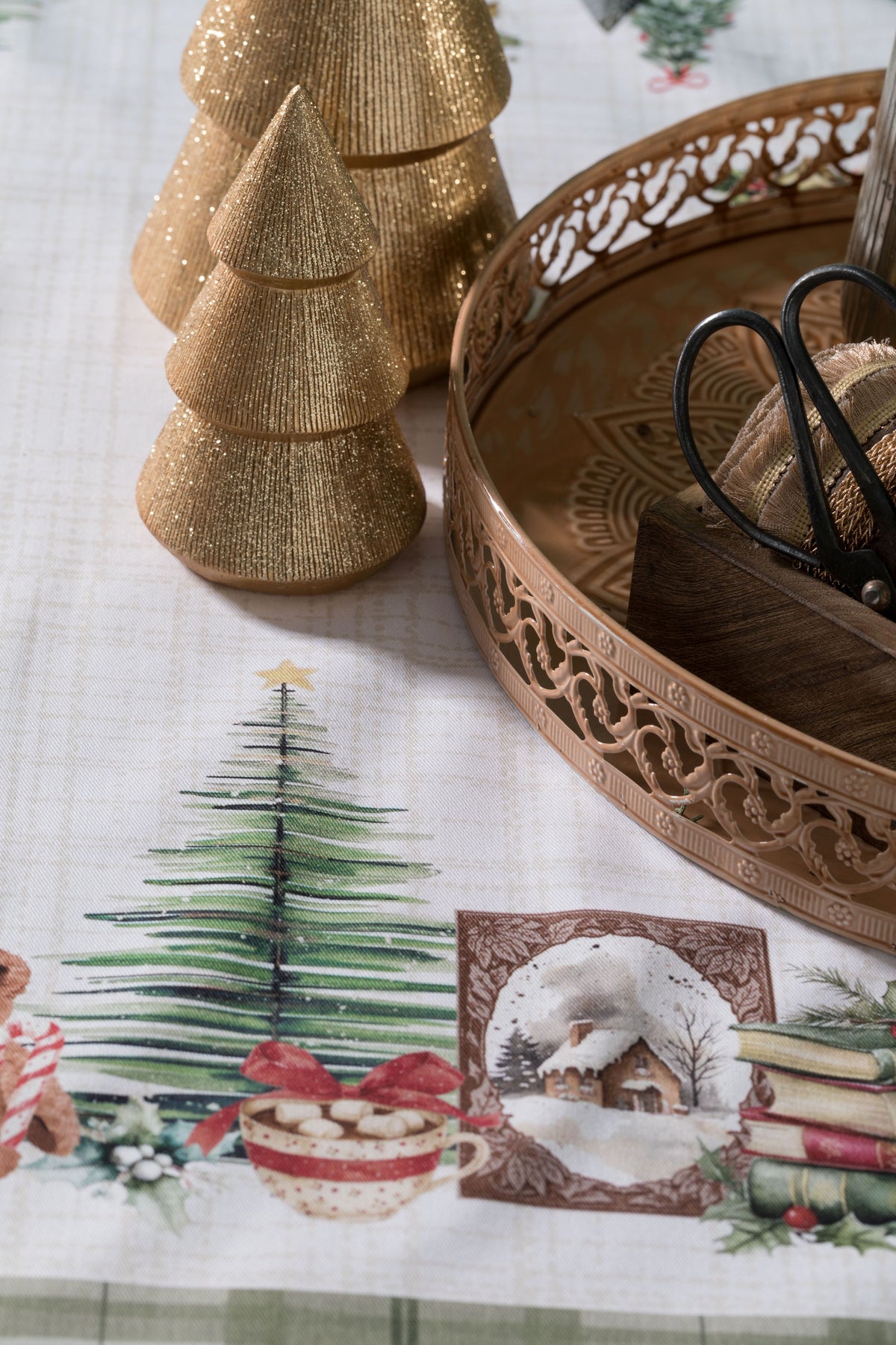 Tovaglia Twill Cotone Antimacchia CADEAU Cucina Moreali Tessile Casa