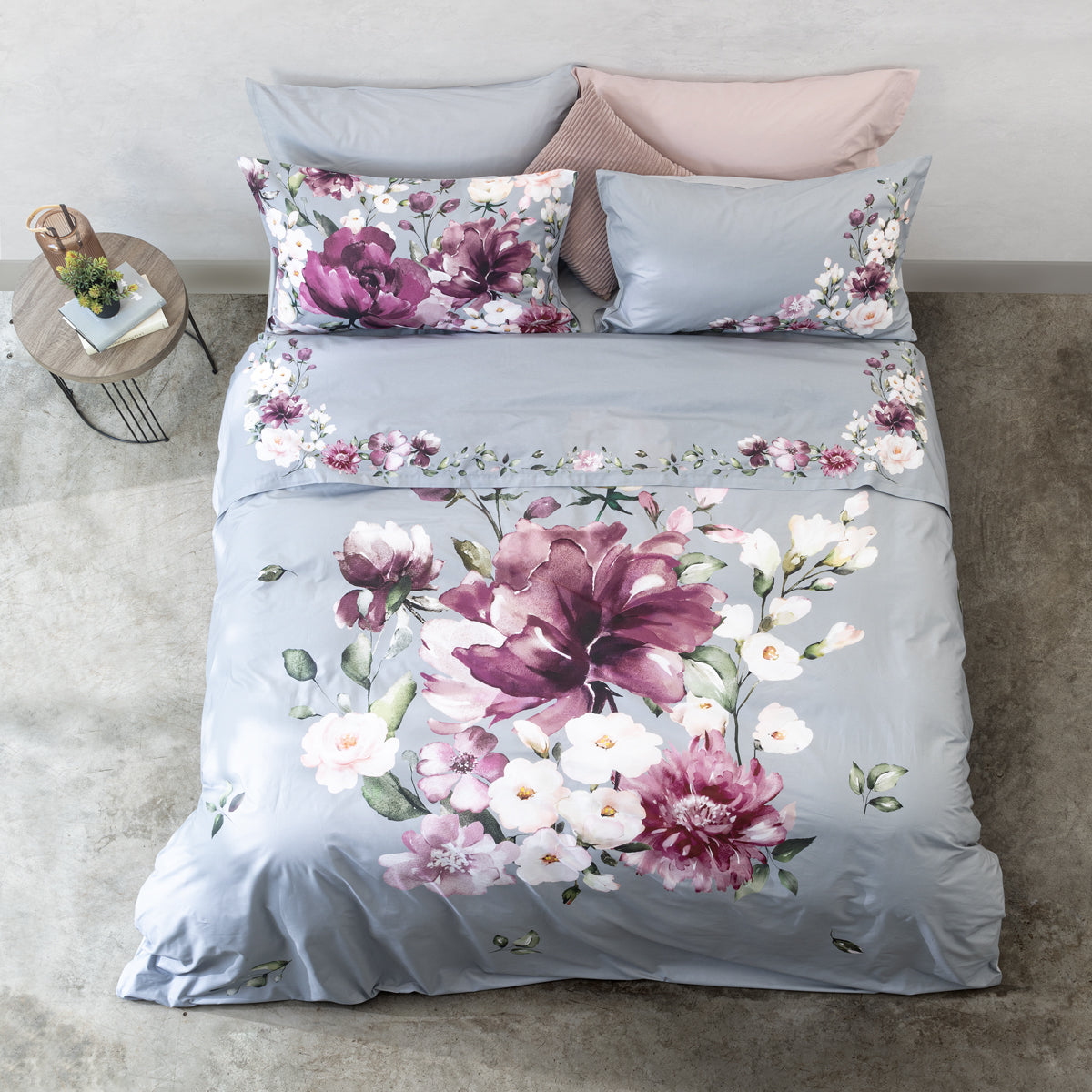Parure Copripiumino Flower Power 2536 Letto Cogal